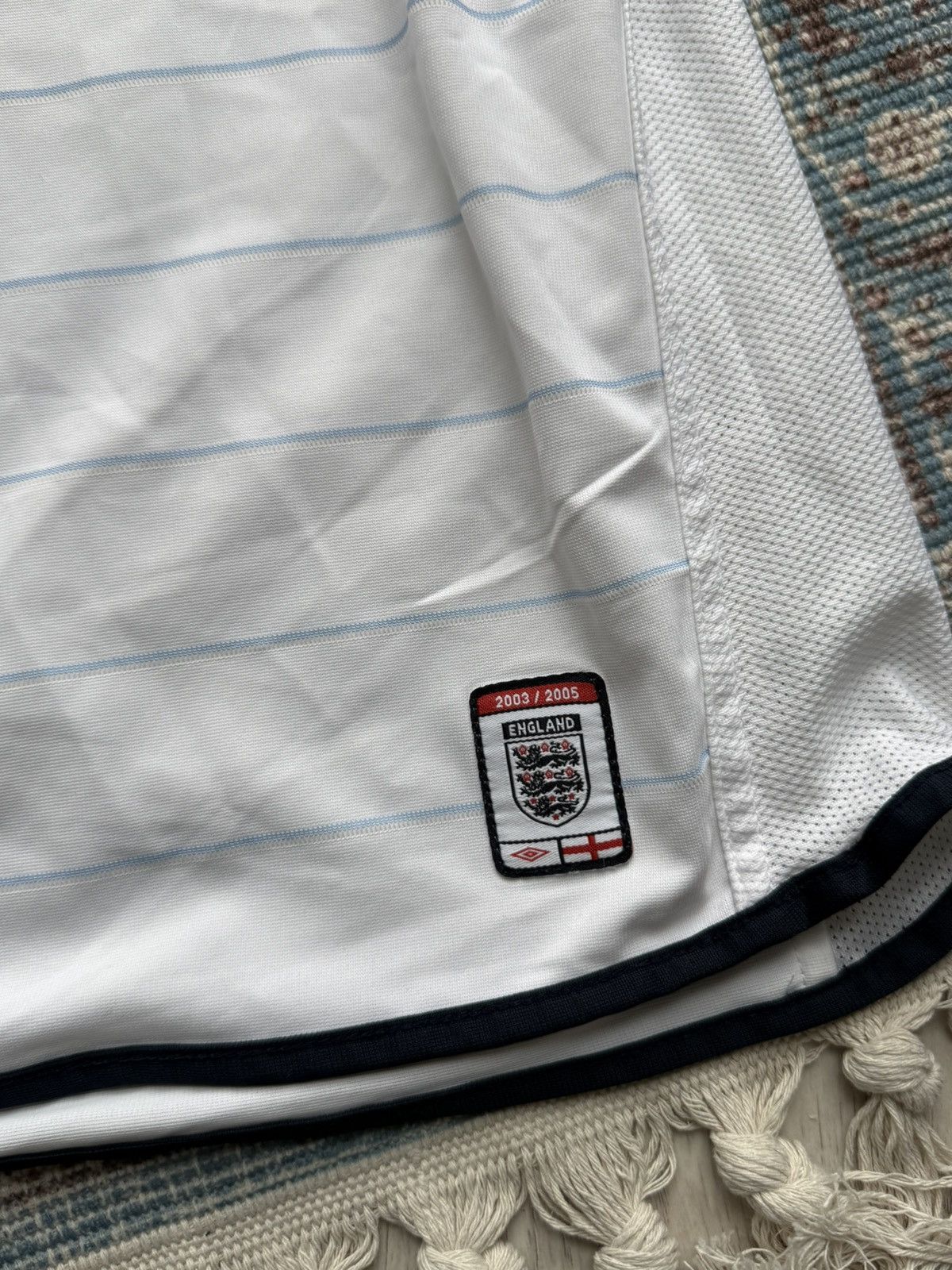 Umbro Vintage England 🏴󠁧󠁢󠁥󠁮󠁧󠁿 2003-2005 Umbro Home Jersey Size US XL / EU 56 / 4 - 8 Thumbnail