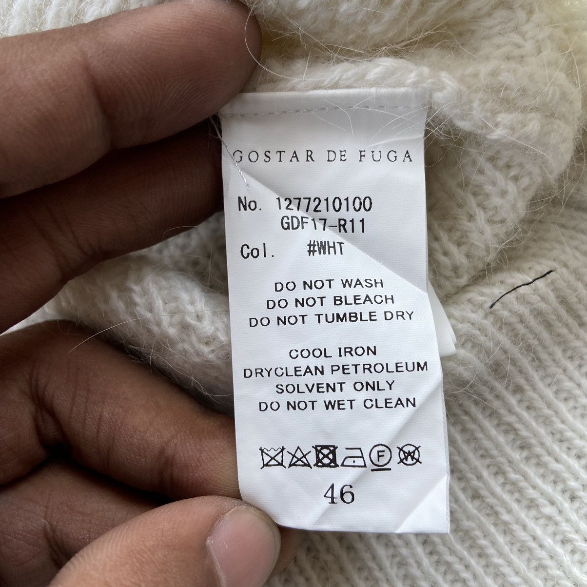 GOSTAR DE FUGA 2017 Gostar De Fuga - Mohair Wool Knit Sweater Size 46 Size US L / EU 52-54 / 3 - 4 Thumbnail