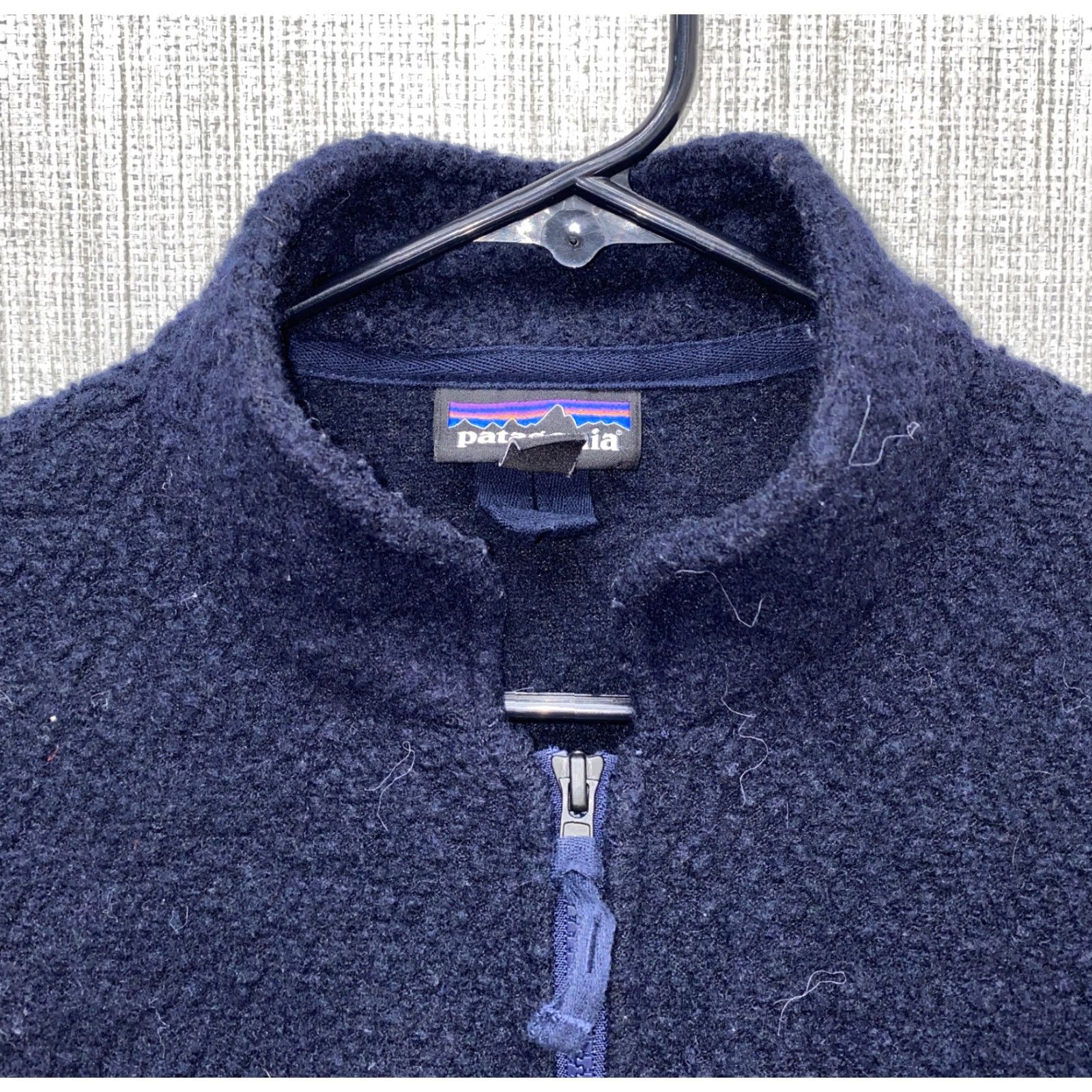 Patagonia Patagonia Womens Blue Fleece 1/2 Zip Pullover Jacket Sz L Size L / US 10 / IT 46 - 3 Thumbnail