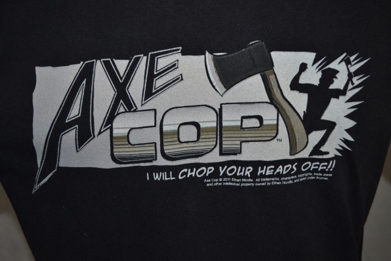 Cartoon Network × Vintage Vintage 2011 Axe Cop TV Series tee t-shirt M Size US M / EU 48-50 / 2 - 4 Thumbnail