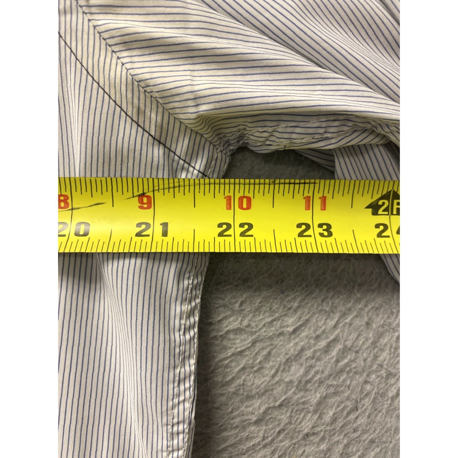 G-Star G-Star Raw Men's Plaid Button-Up Shirt Long Sleeve Casual 82-87 M Gray Stripes Size US M / EU 48-50 / 2 - 7 Thumbnail