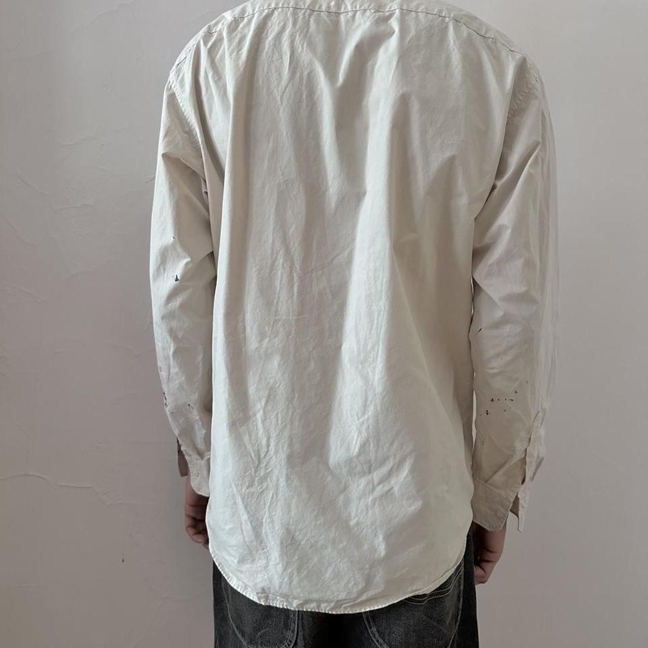 Uniqlo ASTROBOI* x Uniqlo 'Tattoo' Tan Graphic Button Up Shirt -XL Size US XL / EU 56 / 4 - 5 Thumbnail