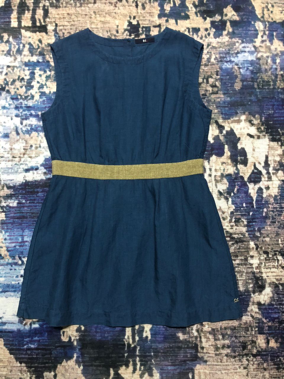 45rpm 45R By 45rpm Cotton Linen Sleeveless Mini Dress Size M / US 6-8 / IT 42-44 - 1 Thumbnail