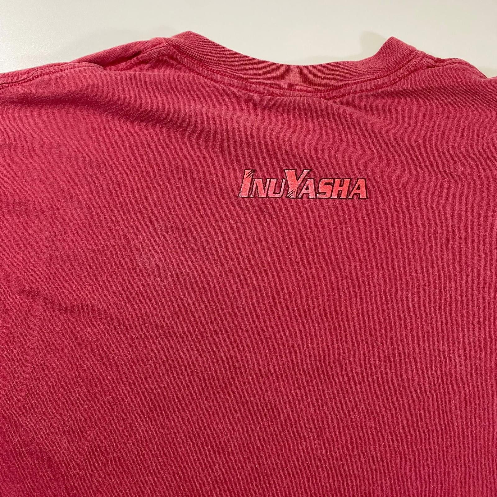 Gildan Vintage Inuyasha T-Shirt Red Anime Manga 2003 Size ONE SIZE - 9 Thumbnail