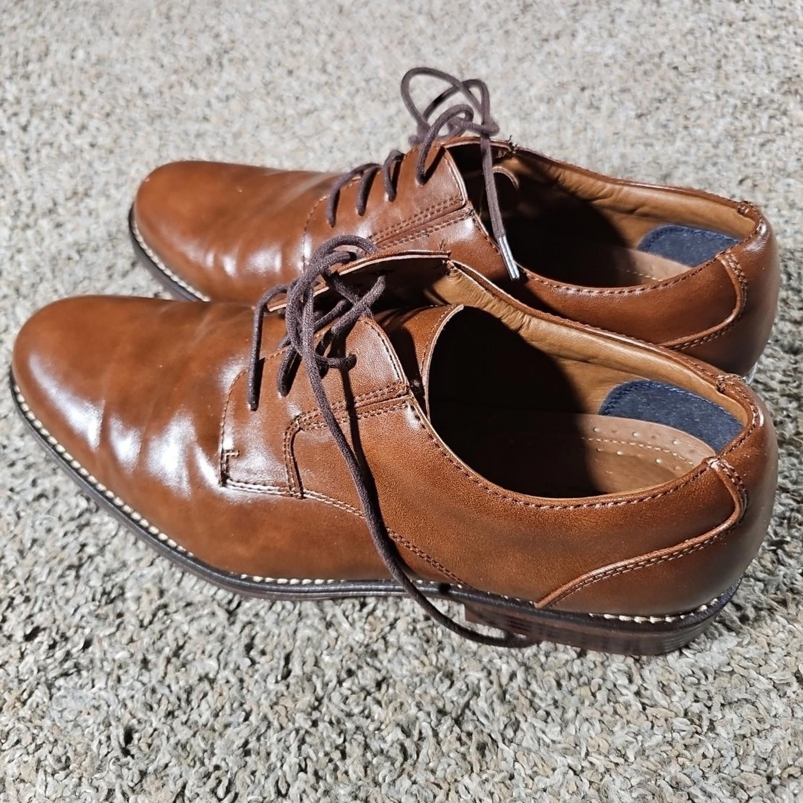 Dockers Dockers 90-36896 10M Brown Oxford Dress Shoes Size US 10 / EU 43 - 5 Thumbnail