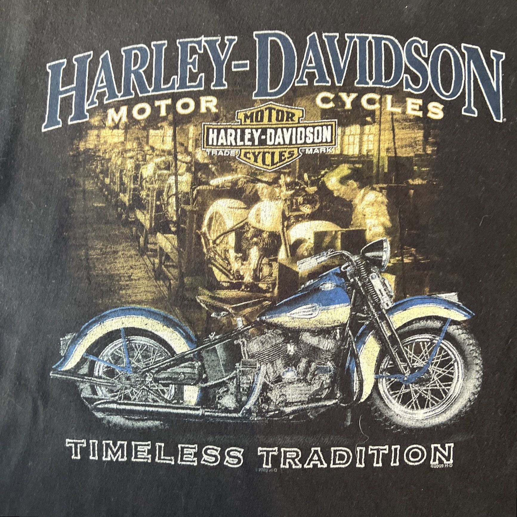 Harley Davidson VINTAGE 2003 Harley Davidson Biker T-Shirt XL Black 3D Emblem Daytona Mens Size US XL / EU 56 / 4 - 3 Thumbnail