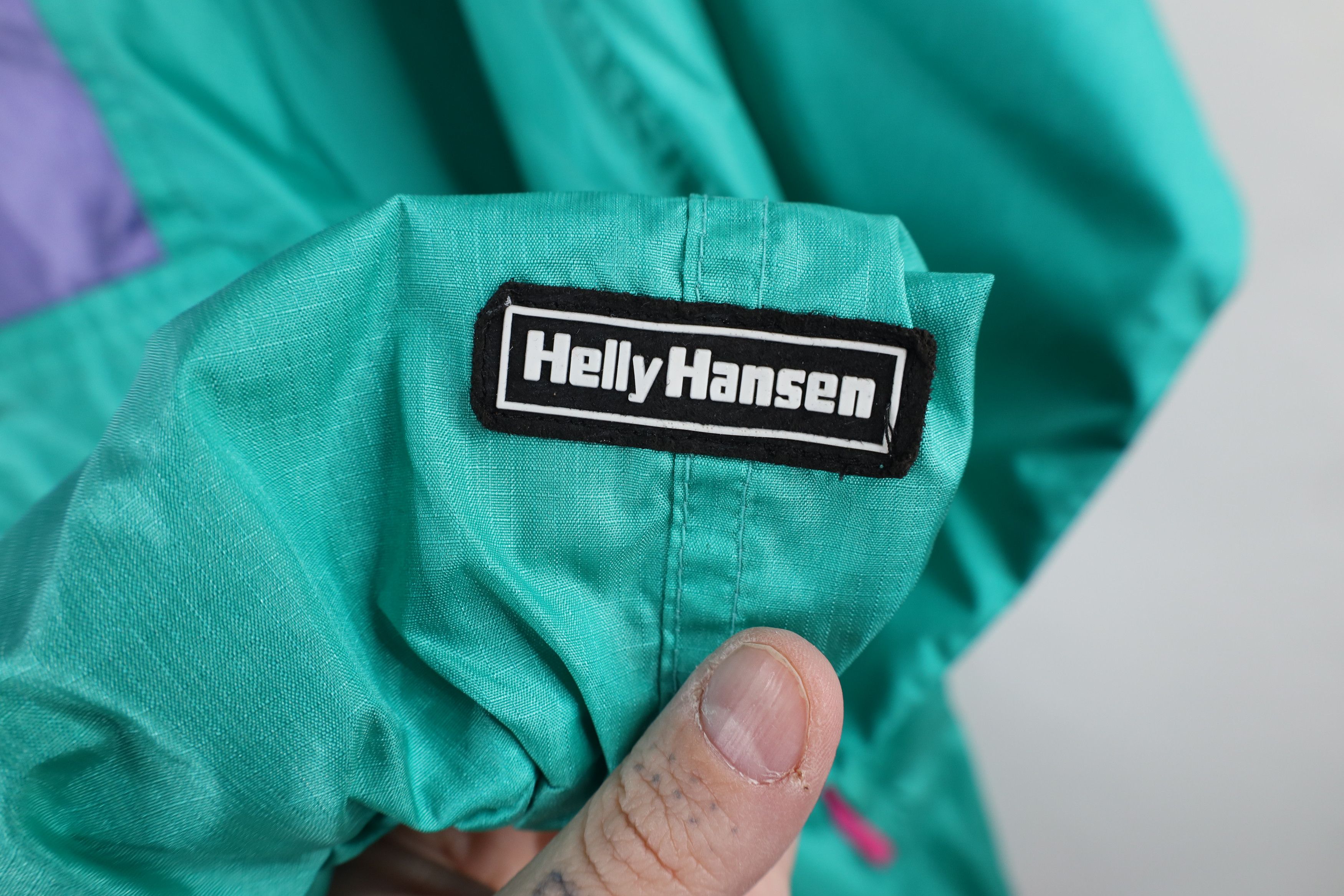 Helly Hansen × Vintage Vintage 90s Helly Hansen Block Pullover Windbreaker Jacket Size S / US 4 / IT 40 - 4 Thumbnail