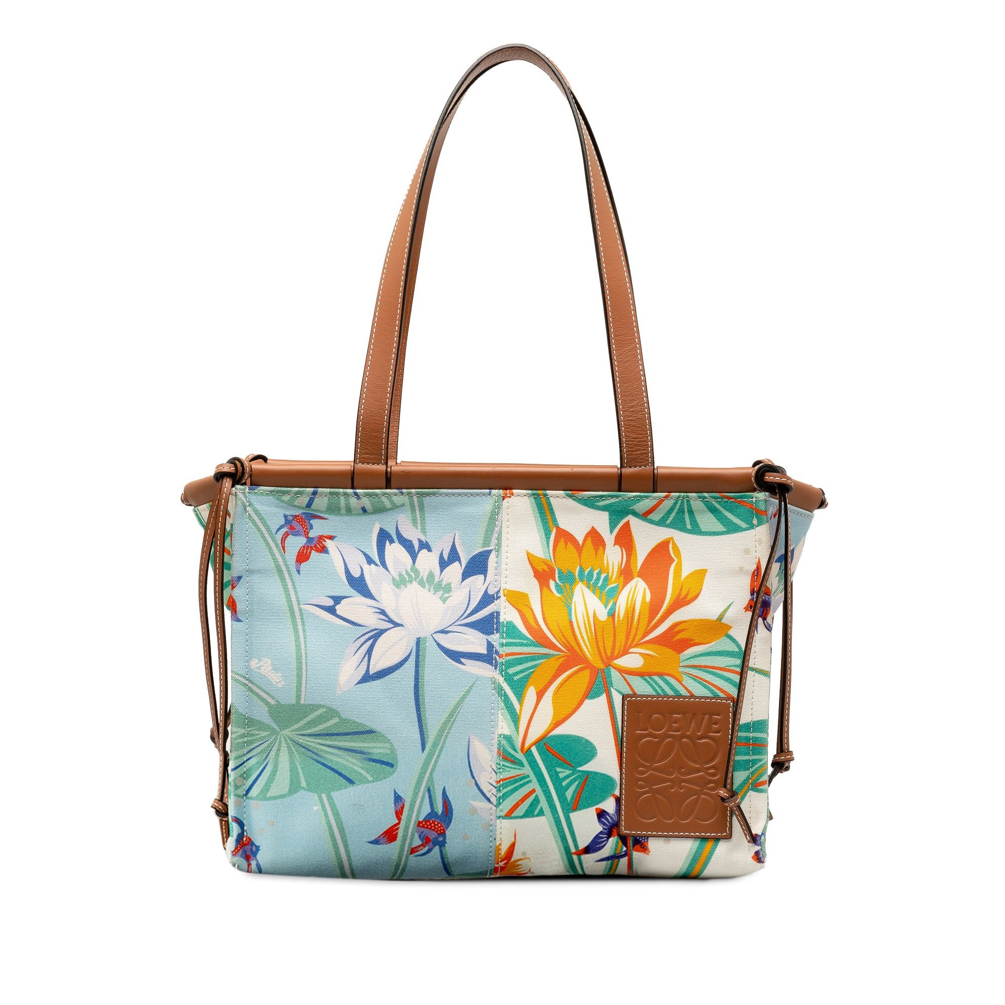 image of Loewe Paulas Ibiza Cushion Tote Tote Bag in Black, Women's