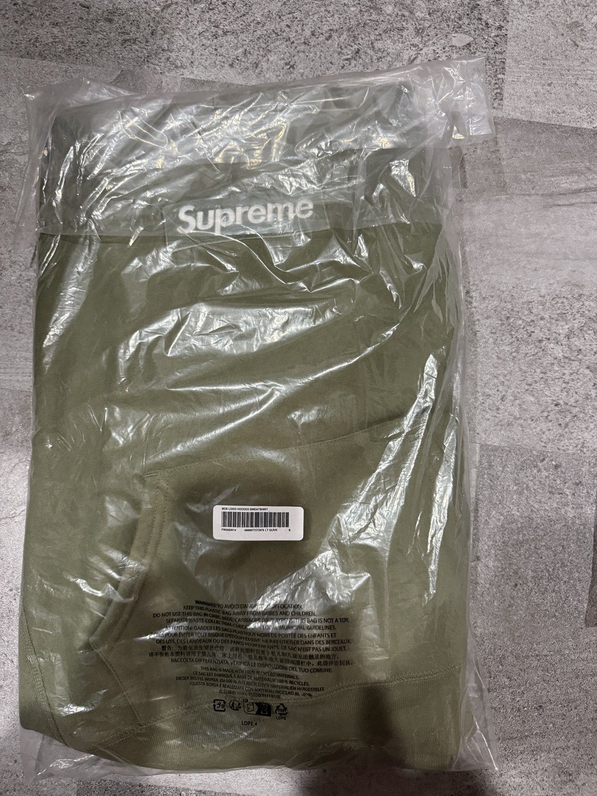 Supreme SUPREME FW25 BOXLOGO BOGO HOODIE OLIVE GREEN Size US S / EU 44-46 / 1 - 1 Thumbnail