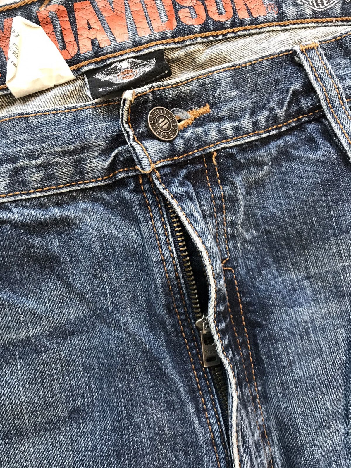 Harley Davidson × Vintage Vintage Harley Davidson straight fit denim Size US 38 / EU 54 - 5 Thumbnail