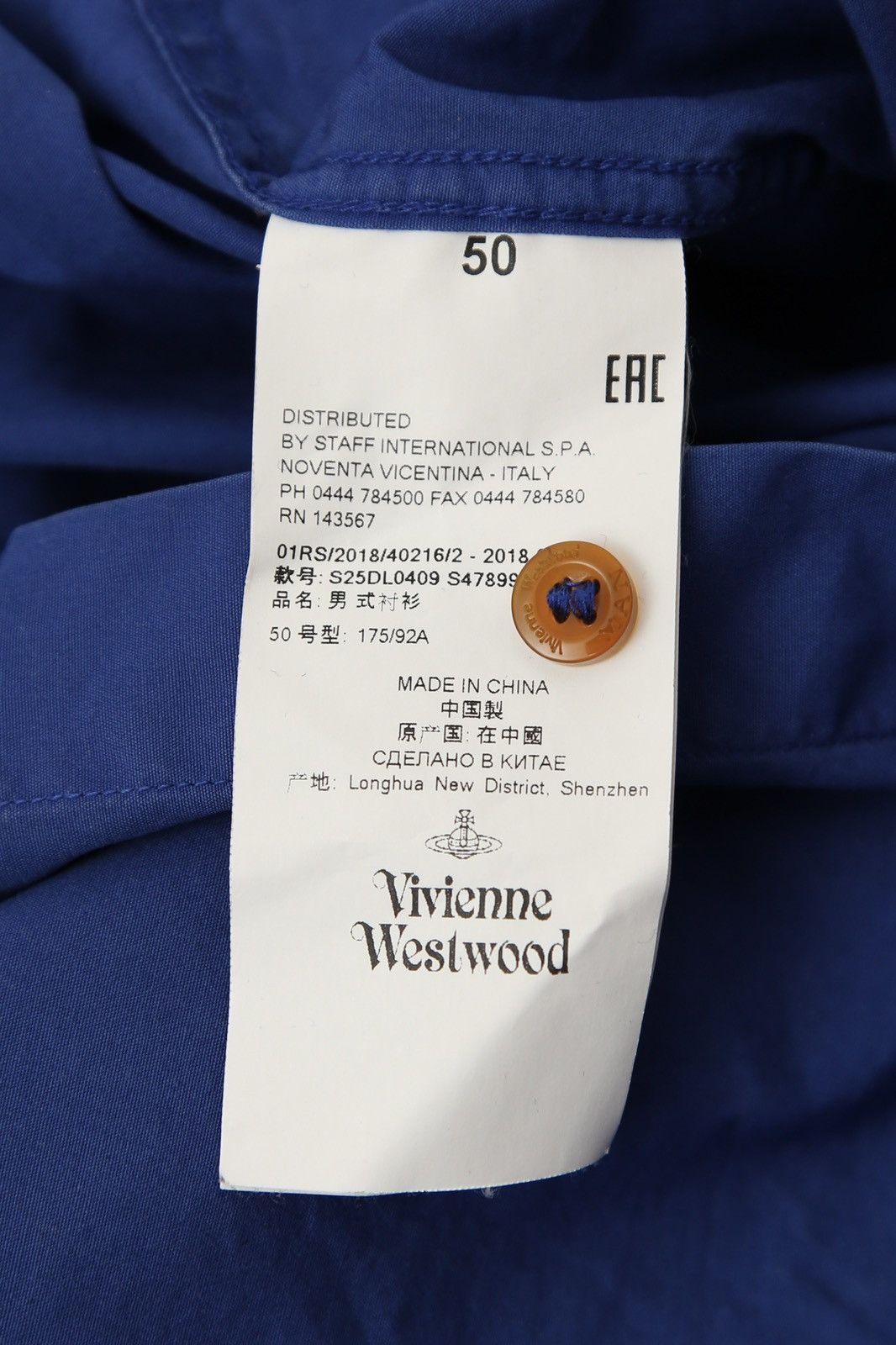 Vivienne Westwood Vivienne Westwood Luxury Cotton Long Sleeve Shirt Size US M / EU 48-50 / 2 - 6 Thumbnail