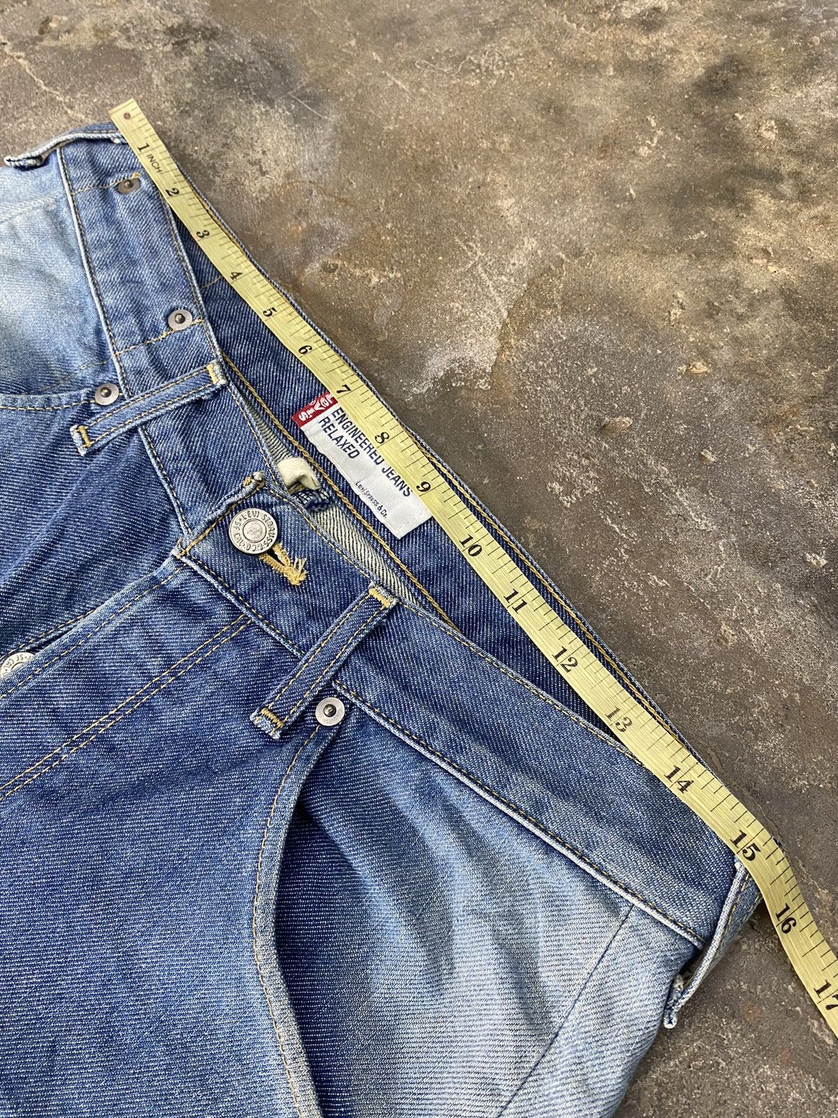 Japanese Brand × Levi's × Vintage Lev’is blue jeans wash japanese brand Size US 30 / EU 46 - 16 Thumbnail