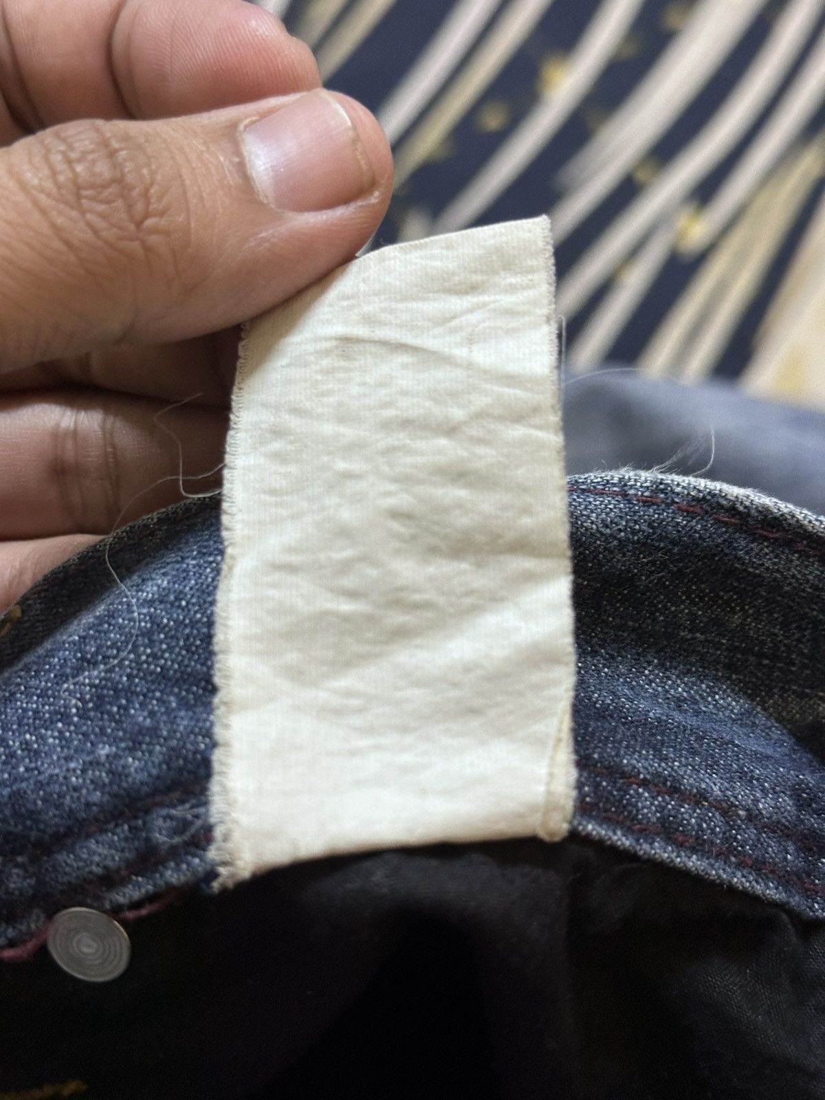 Japanese Brand Vintage Real Vintage Honeycomb Ash Straight Leg Denim Size US 32 / EU 48 - 9 Thumbnail