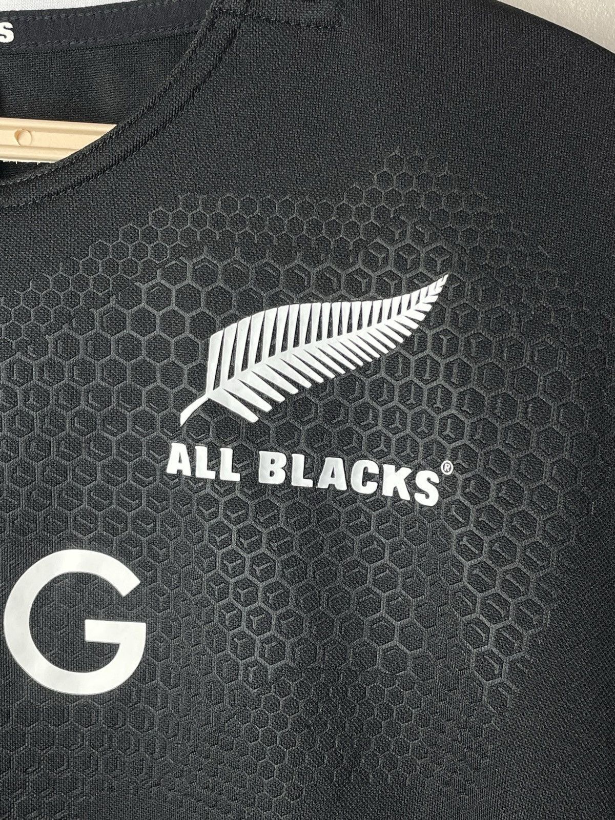 Adidas All Blacks New Zealand 2018 2019 rugby home shirt Adidas Size US L / EU 52-54 / 3 - 2 Thumbnail