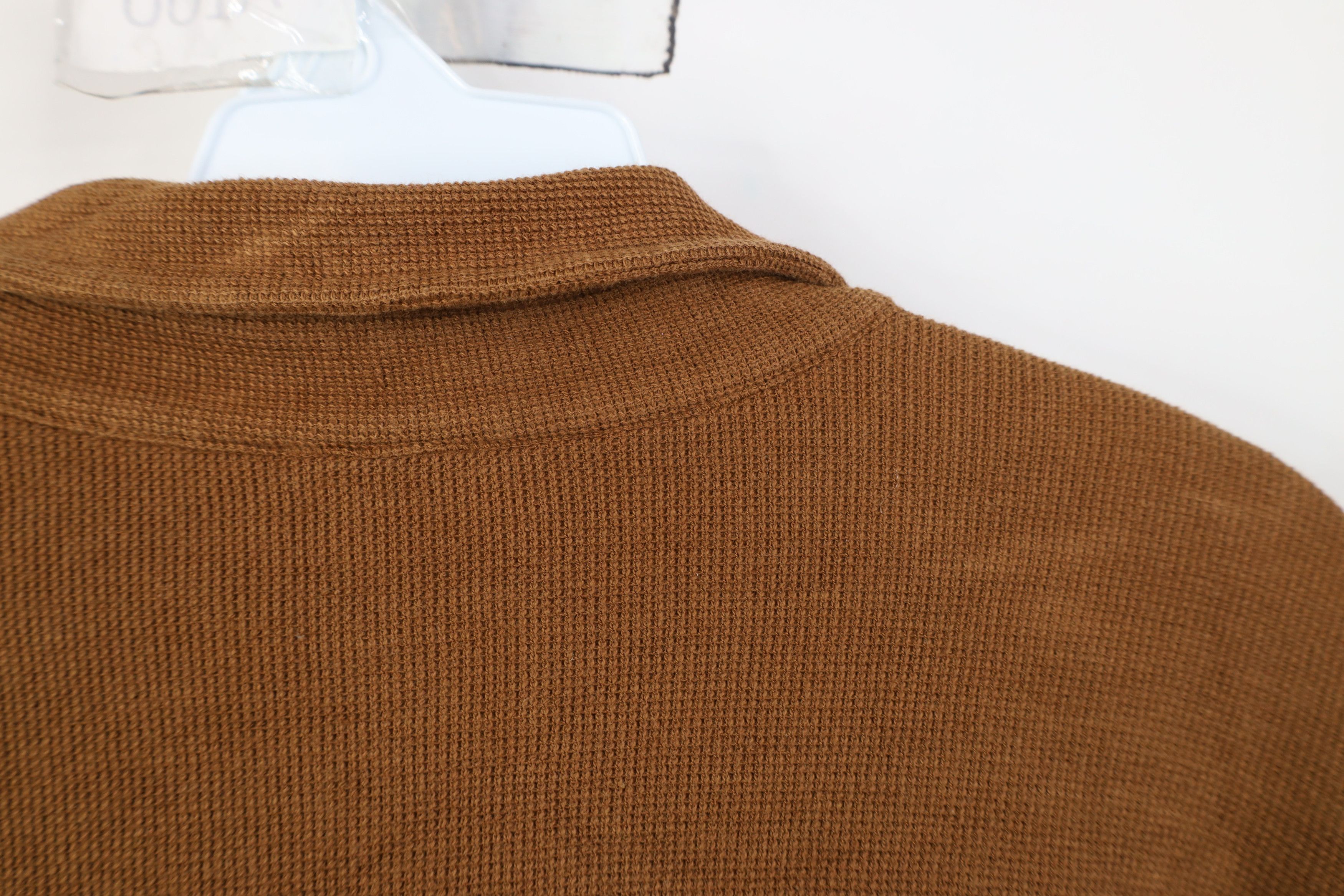 Eddie Bauer Vintage 90s Eddie Bauer Thermal Knit Collared Button Shirt Size US L / EU 52-54 / 3 - 8 Thumbnail