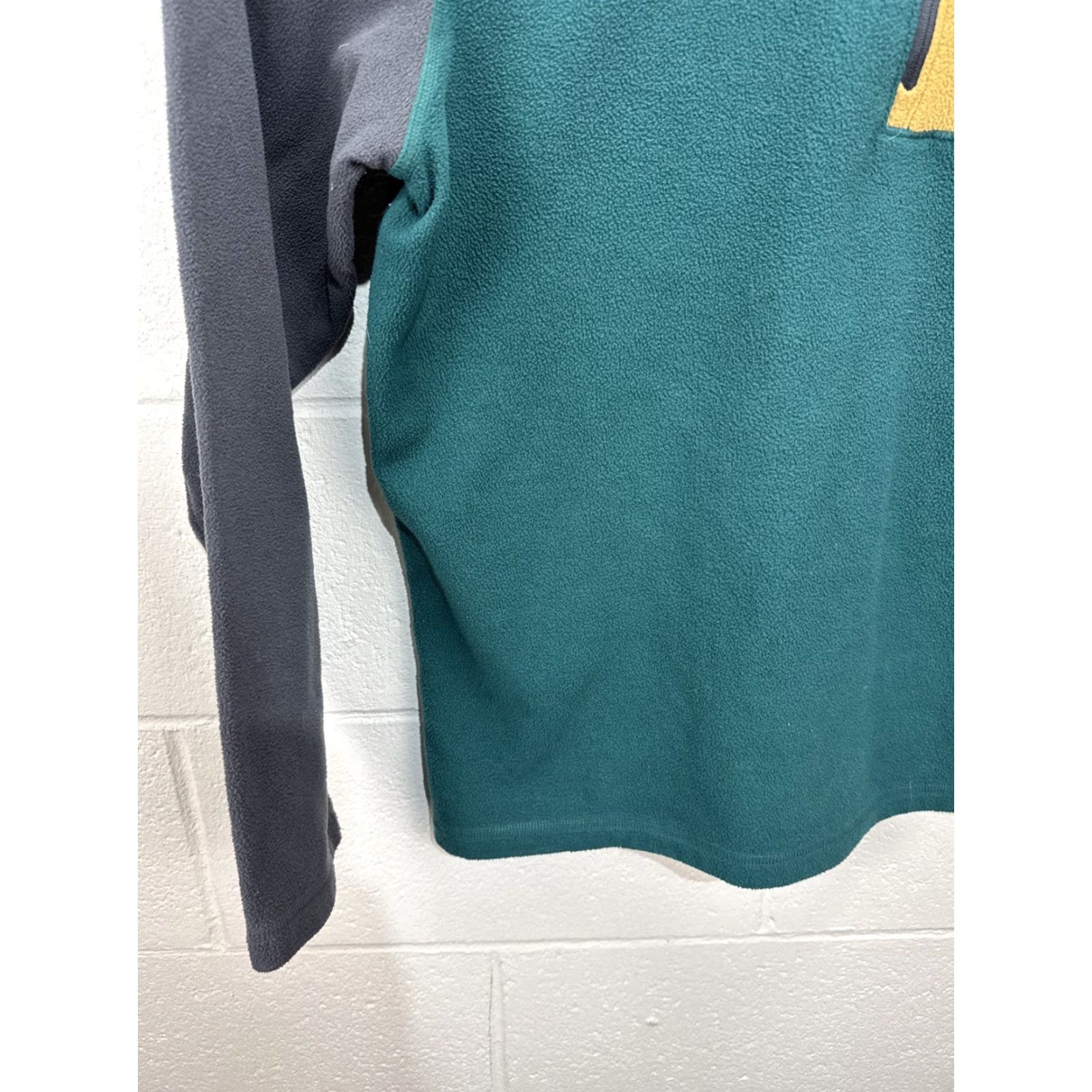 The North Face The North Face Fleece Sweater Men L Gray Green Colorblock 1/4 Pullover Color Block Size US L / EU 52-54 / 3 - 5 Thumbnail