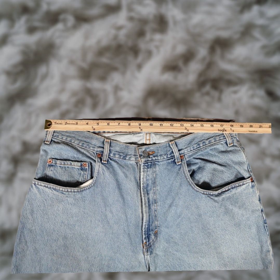 Gap VINTAGE Gap Baggy Fit Relaxed Straight Leg Denim Jeans Mens 37x32 Blue Cotton Size US 37 - 7 Thumbnail