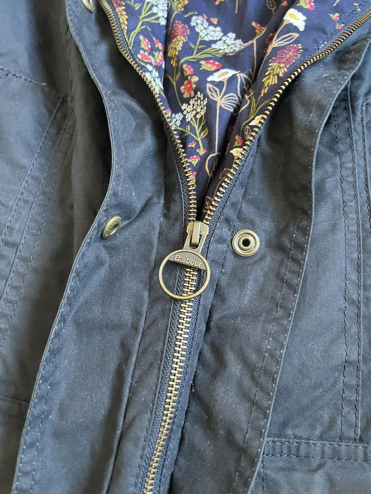 Barbour Barbour Monteviot Women Wax Jacket SS16 Size L / US 10 / IT 46 - 12 Thumbnail