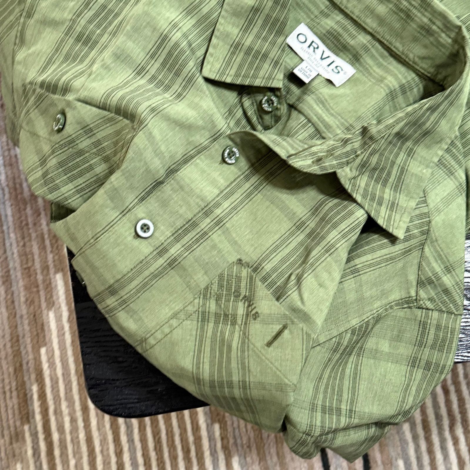 Orvis Orvis Plaid Short Sleeve Button-Up Shirt | Sz L Size US L / EU 52-54 / 3 - 8 Thumbnail