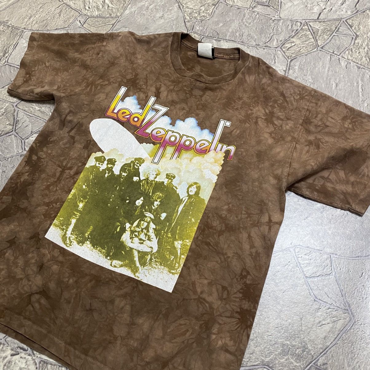 Liquid Blue Led Zeppelin T-shirt Big Logo Tee Size US L / EU 52-54 / 3 - 2 Thumbnail