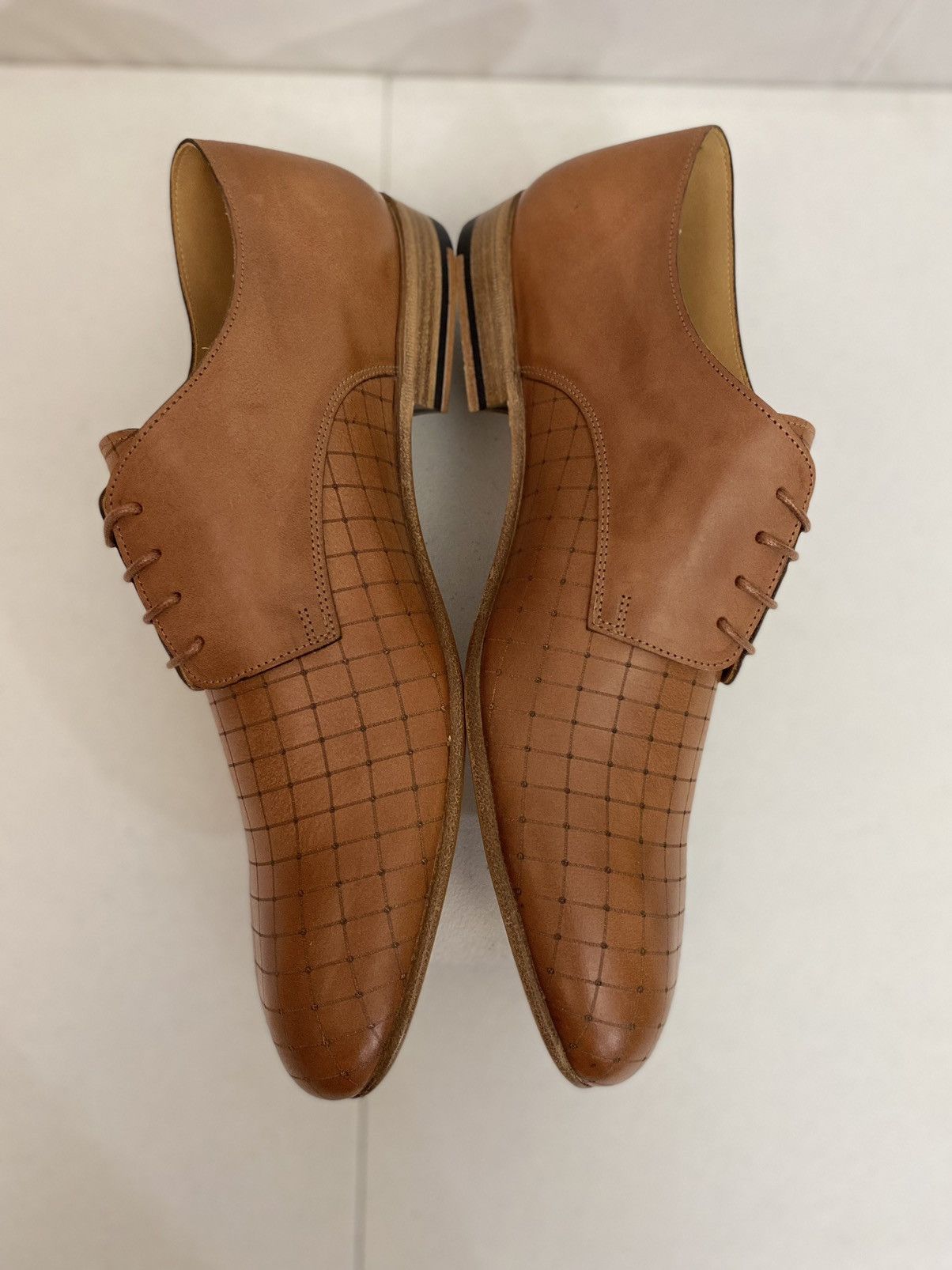 Maison Margiela Maison Margiela 22 🇮🇹 Brown Matrix Single Stitch Derby 10 New Size US 10 / EU 43 - 7 Thumbnail