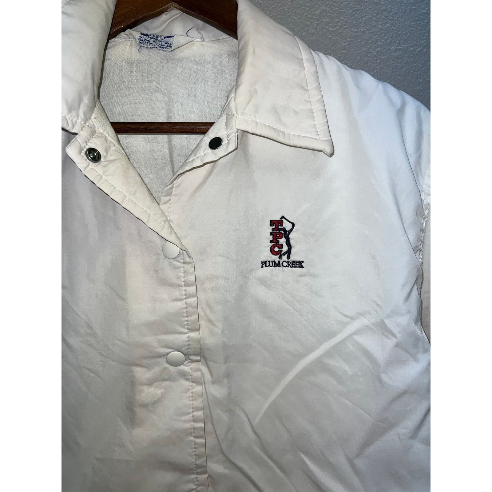 Vintage Vintage Womens Tournament Players Club Jacket Plum Creek 80s Size L / US 10 / IT 46 - 2 Thumbnail