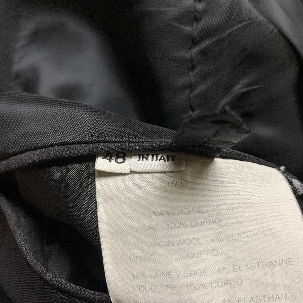 Helmut Lang Vintage 2000’s Helmut Lang black blazer jacket Size 48S - 9 Thumbnail