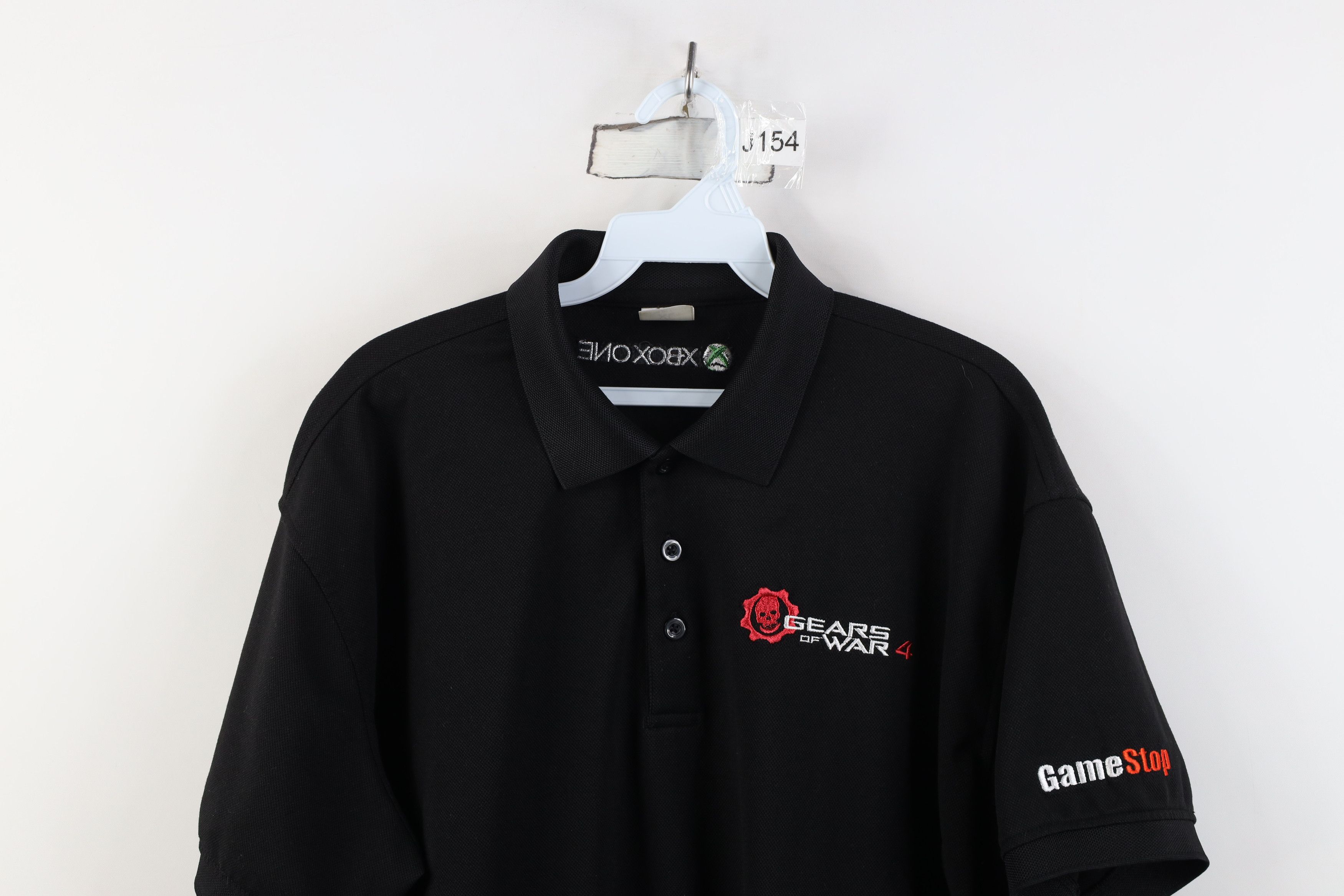 Vintage Vintage Y2K GameStop Gears of War 4 Xbox One Polo Shirt Size US XL / EU 56 / 4 - 2 Thumbnail