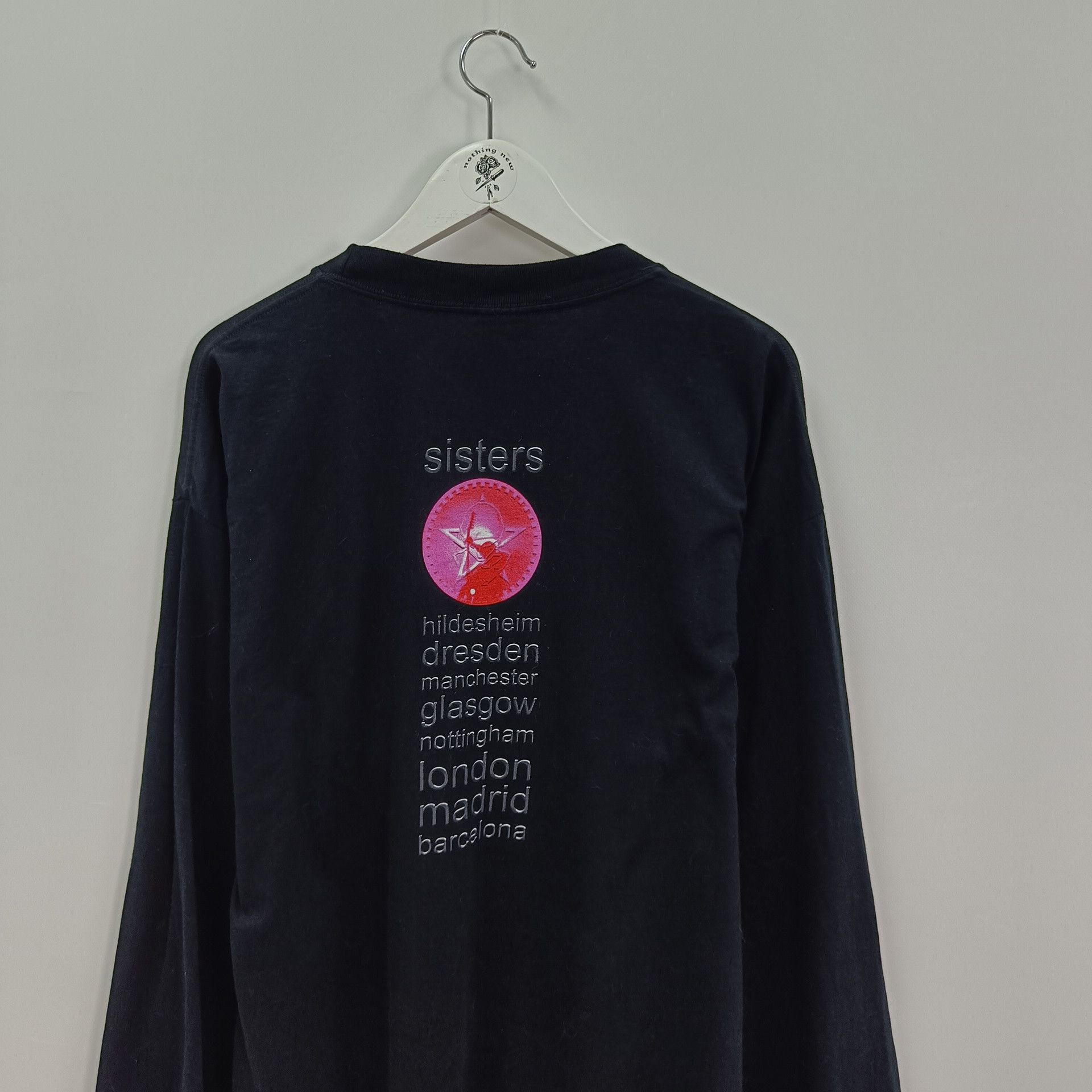 Band Tees Vintage 1990s The Sisters of Mercy Post Punk T-Shirt Size US XL / EU 56 / 4 - 4 Thumbnail