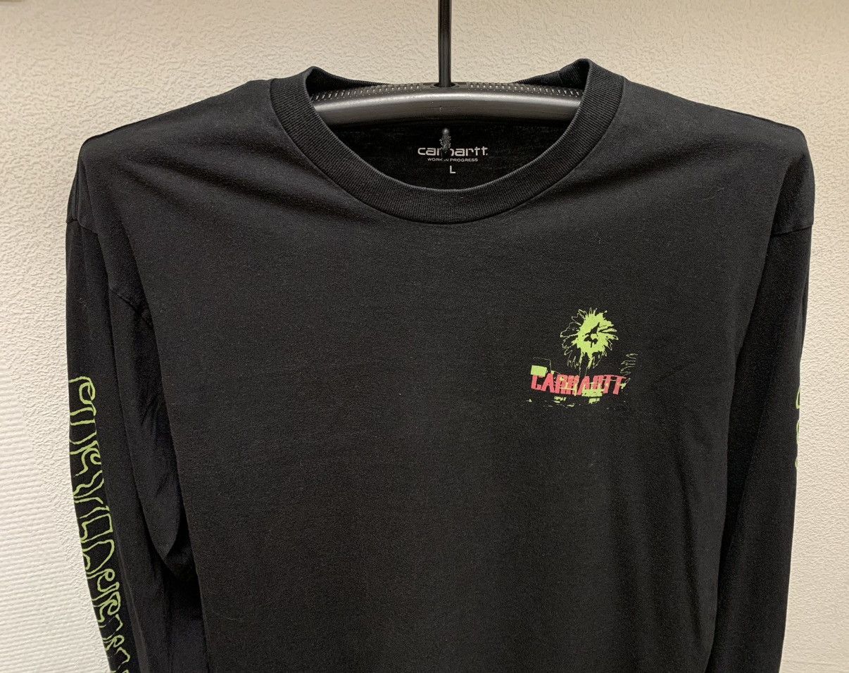 Carhartt Carhartt vintage black longsleeve L dz burning palm Size US L / EU 52-54 / 3 - 3 Thumbnail