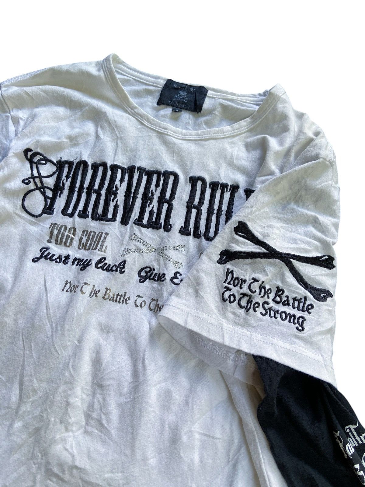 Japanese Brand TOO COOL TOO DIE DOUBLE LAYER PUNK LONG SLEEVE Size US M / EU 48-50 / 2 - 7 Thumbnail