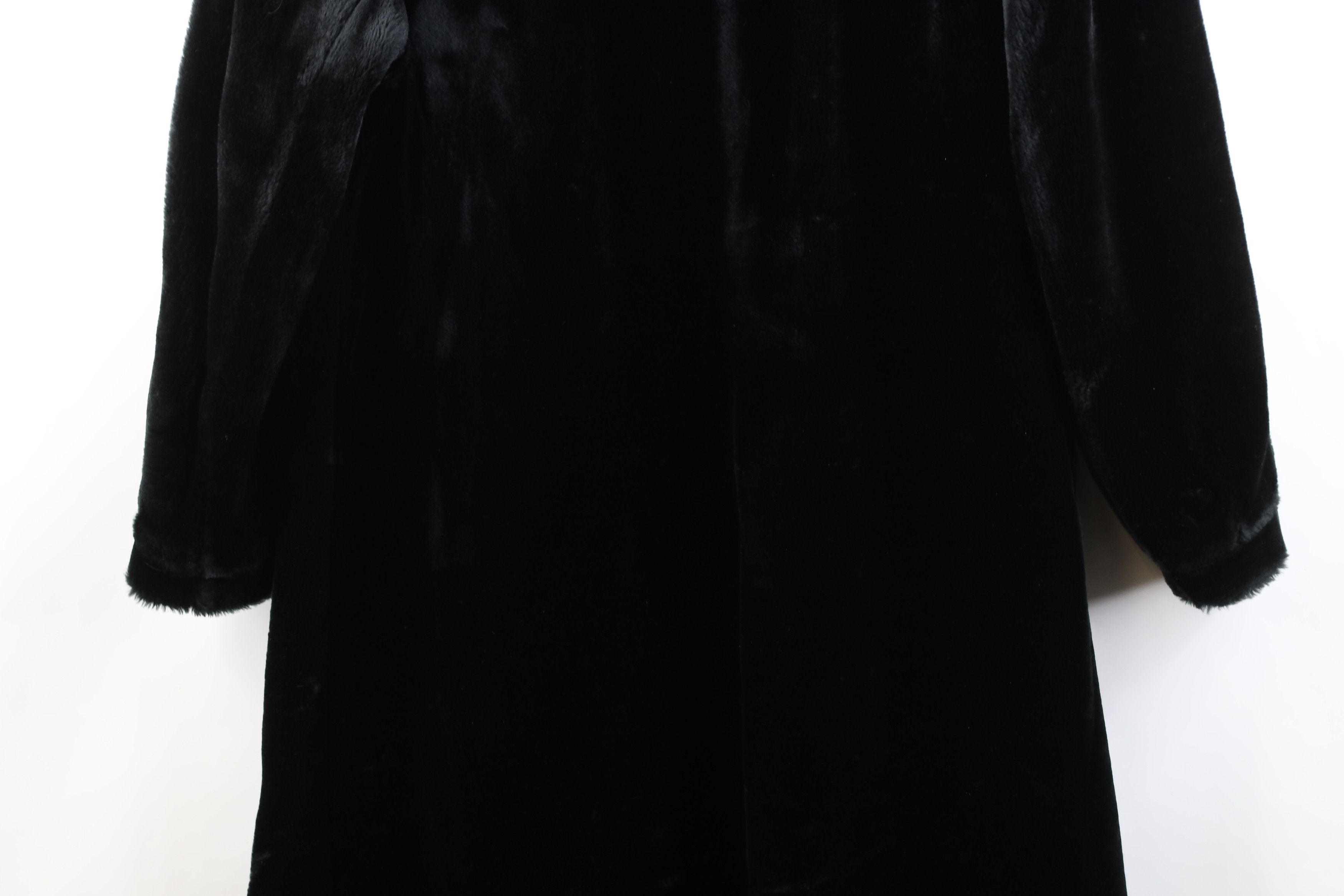Vintage Vintage 80s 90s Streetwear Faux Fur Jacket Coat Black USA Size XL / US 12-14 / IT 48-50 - 15 Thumbnail