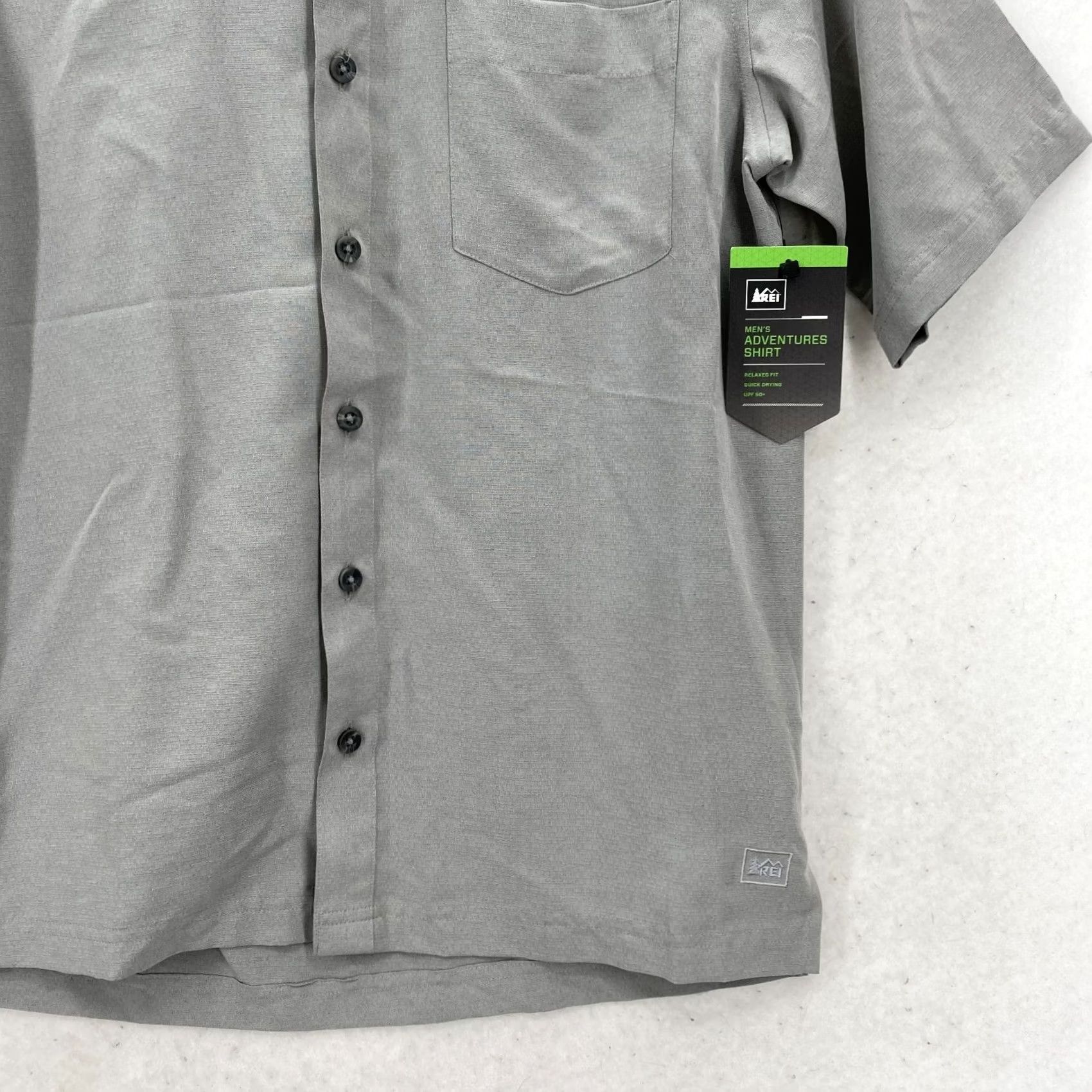 Vintage REI Coop Adventure Shirt Mens Small Gray Button Up Outdoor Hiking Camp NWT Size US S / EU 44-46 / 1 - 3 Thumbnail
