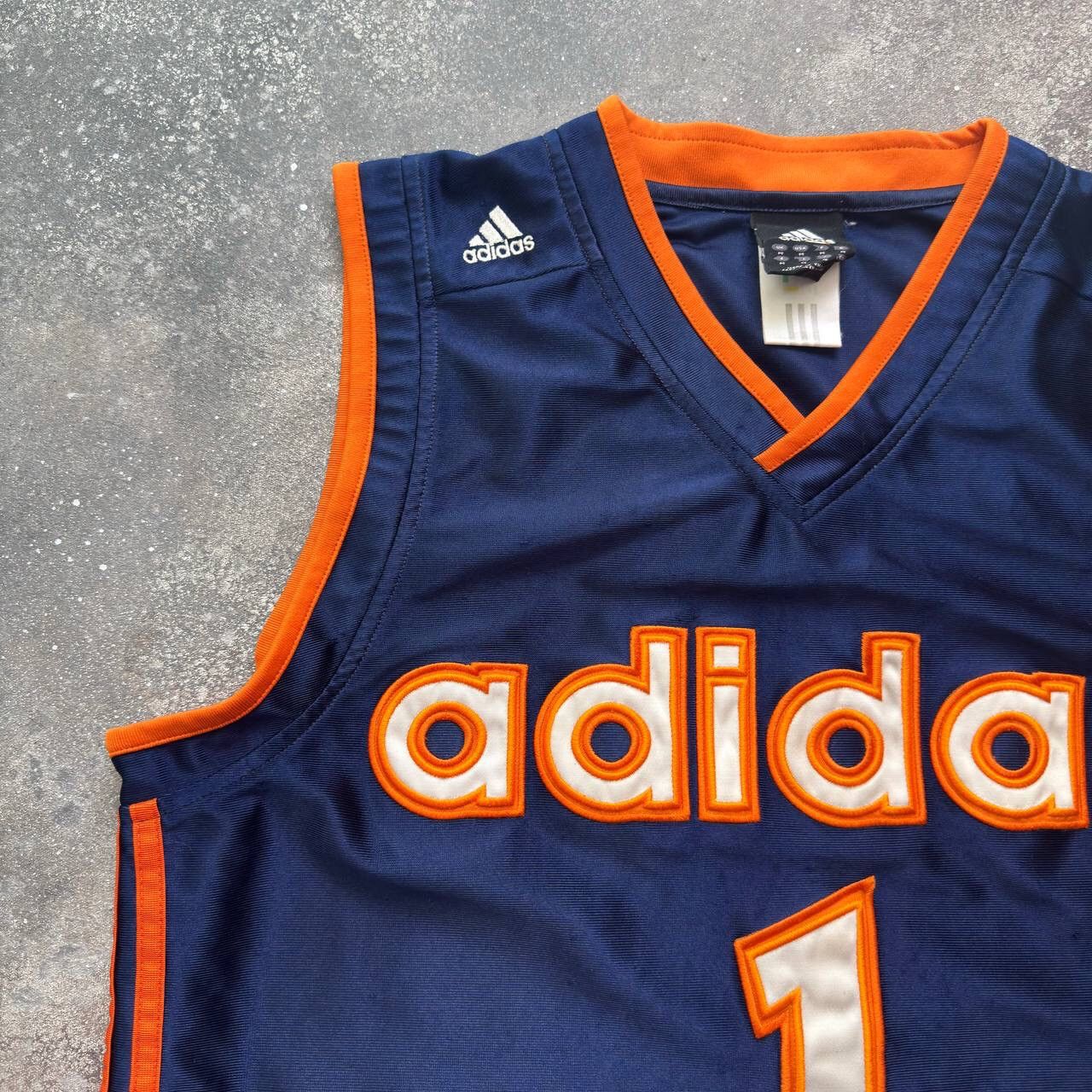 Adidas × Vintage Adidas 00’s Vintage Retro Basketball Jersey Size US M / EU 48-50 / 2 - 3 Thumbnail