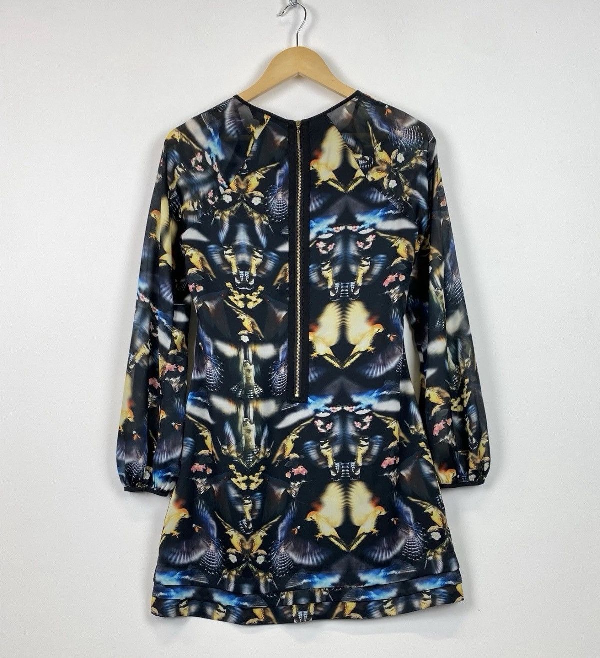 Ted Baker Ted Baker London Long Sleeve Midi Dress Birds Beads Top Zip Size M / US 6-8 / IT 42-44 - 10 Thumbnail