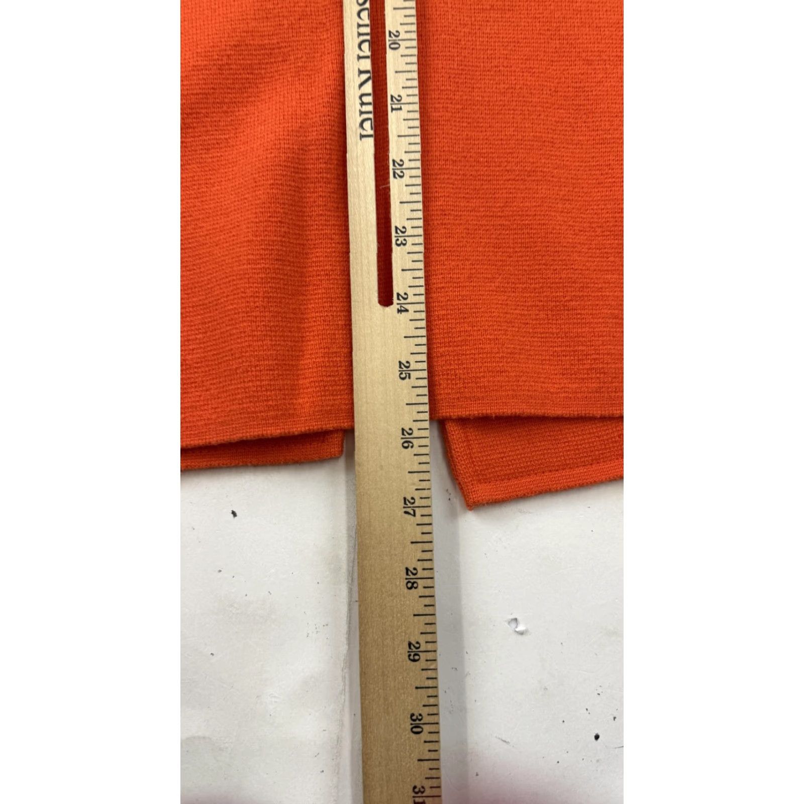 J.Crew J.Crew Coatigan Womens XS Orange Knit Open Front Mid-Length Pockets Basic Jacket Size XS / US 0-2 / IT 36-38 - 6 Thumbnail