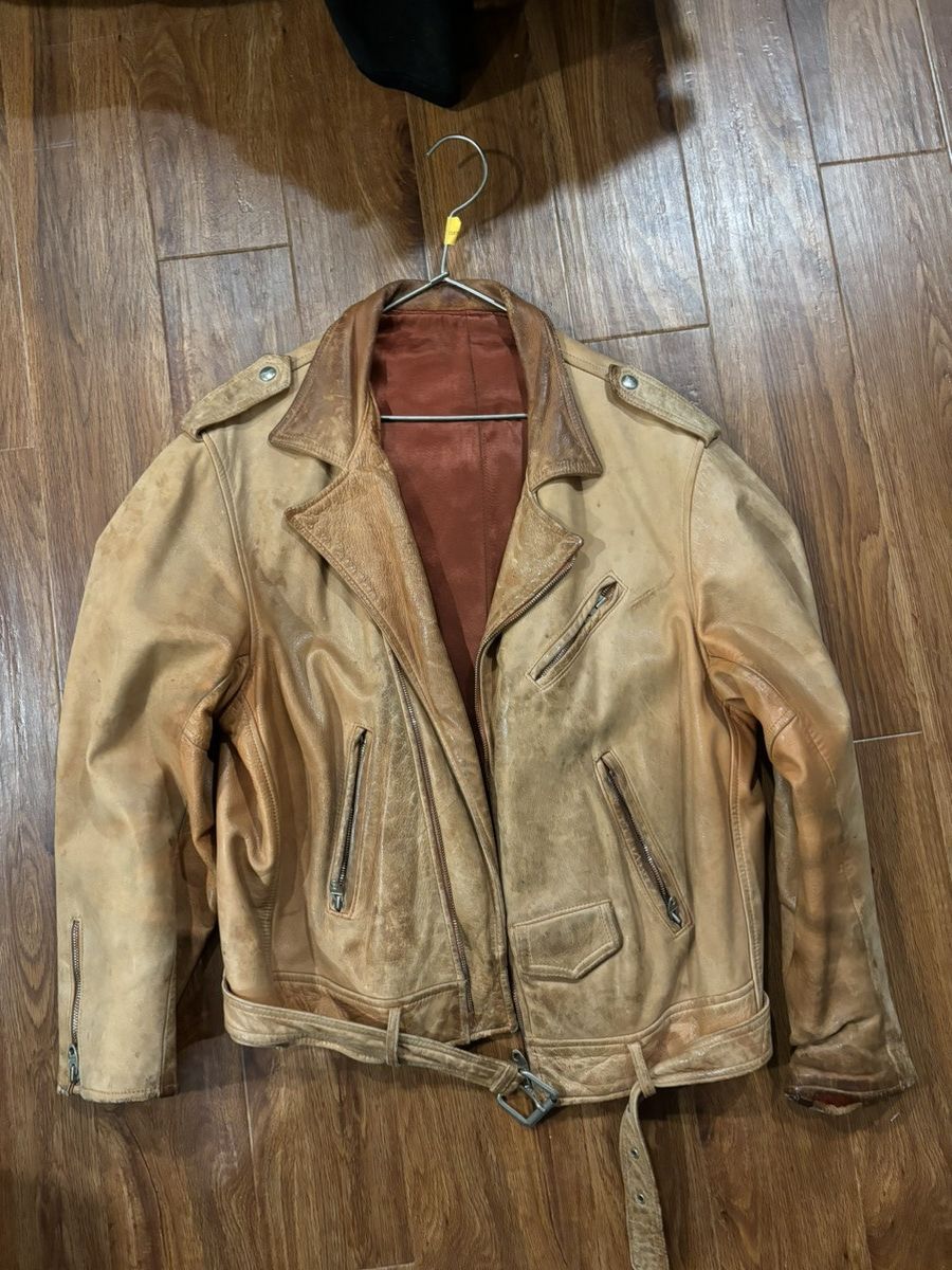 Chevignon × Vintage Vintage Chevignon Leather Biker Jacket Size US M / EU 48-50 / 2 - 1 Thumbnail