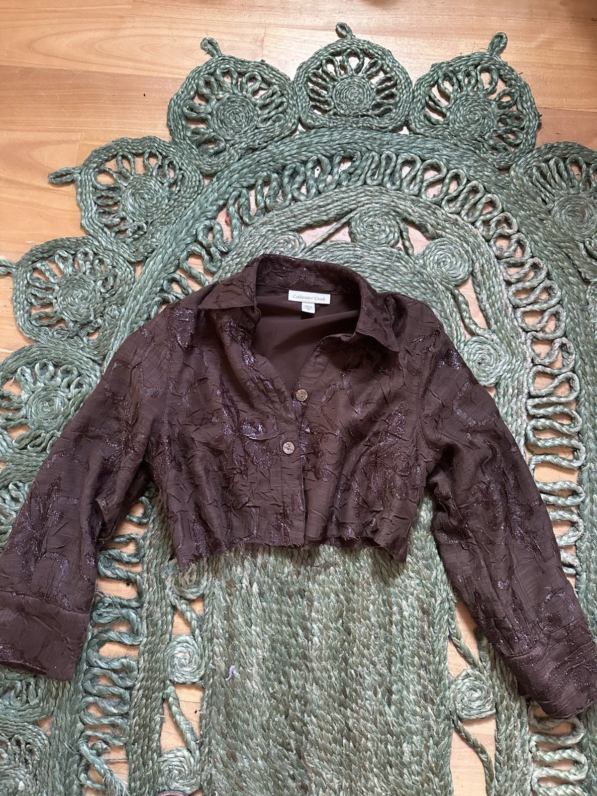 Coldwater Creek Cropped Button up Size XS / US 0-2 / IT 36-38 - 1 Thumbnail