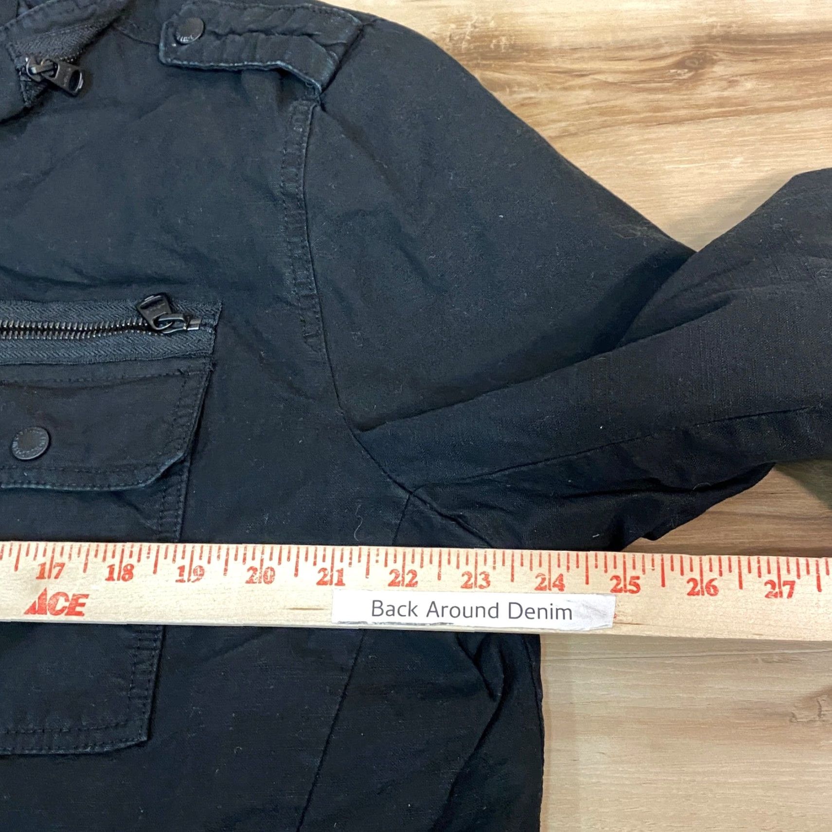Levi's Levis Jacket Military Canvas Quilted Lining Black Large Mens Regular Size US L / EU 52-54 / 3 - 7 Thumbnail