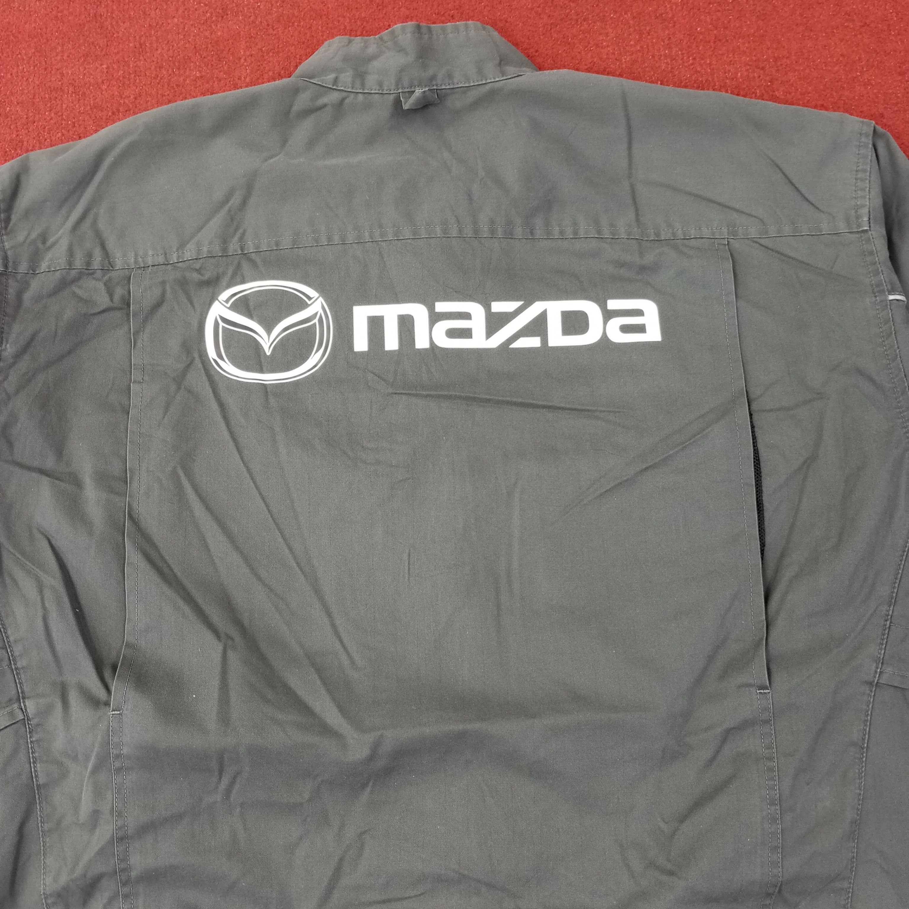 Vintage Vintage Mazda Motorsports Coverall Jacket c240n6 Size US XL / EU 56 / 4 - 2 Thumbnail