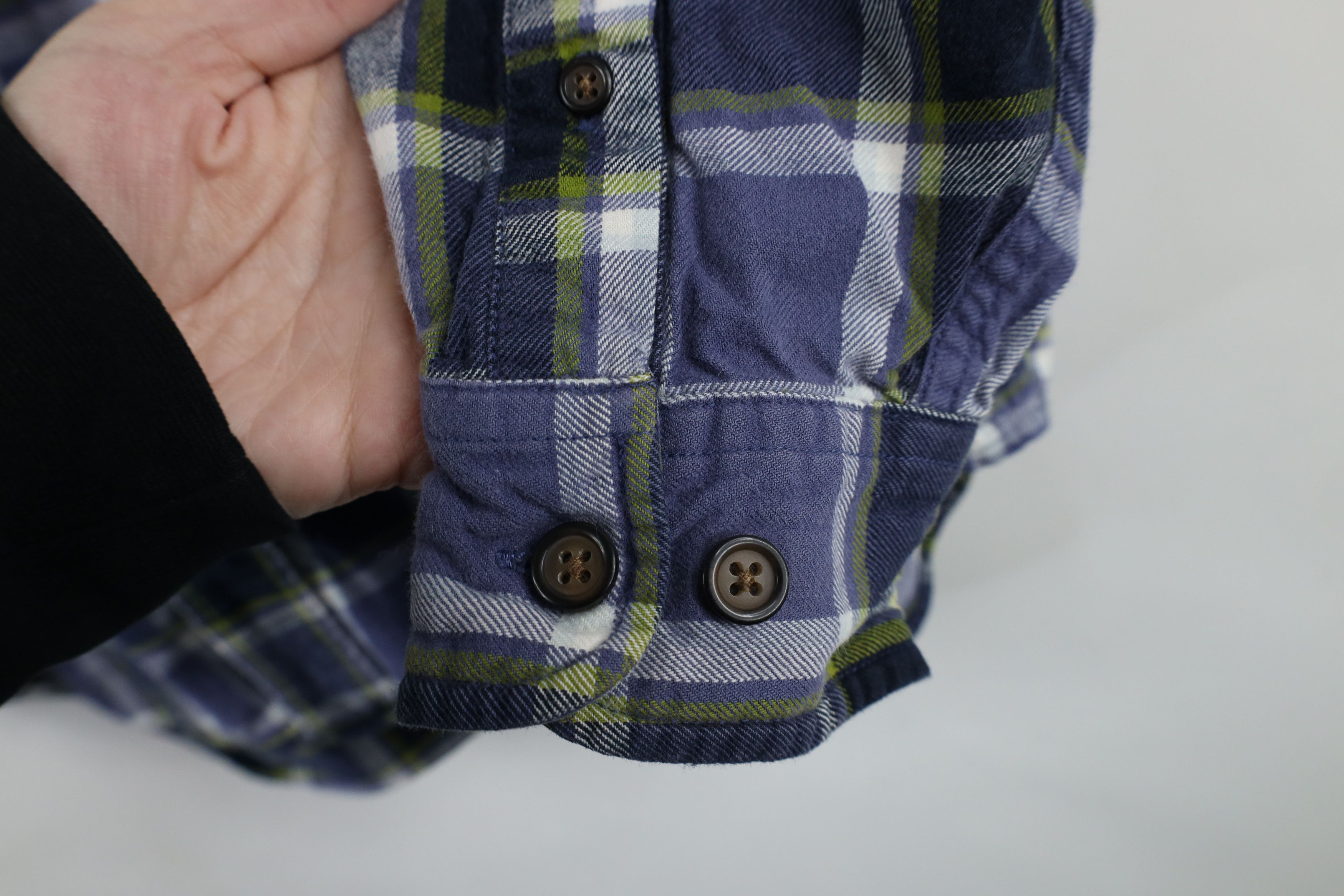 Eddie Bauer × Vintage Vintage 90s Eddie Bauer Collared Button Down Shirt Plaid Size US M / EU 48-50 / 2 - 4 Thumbnail