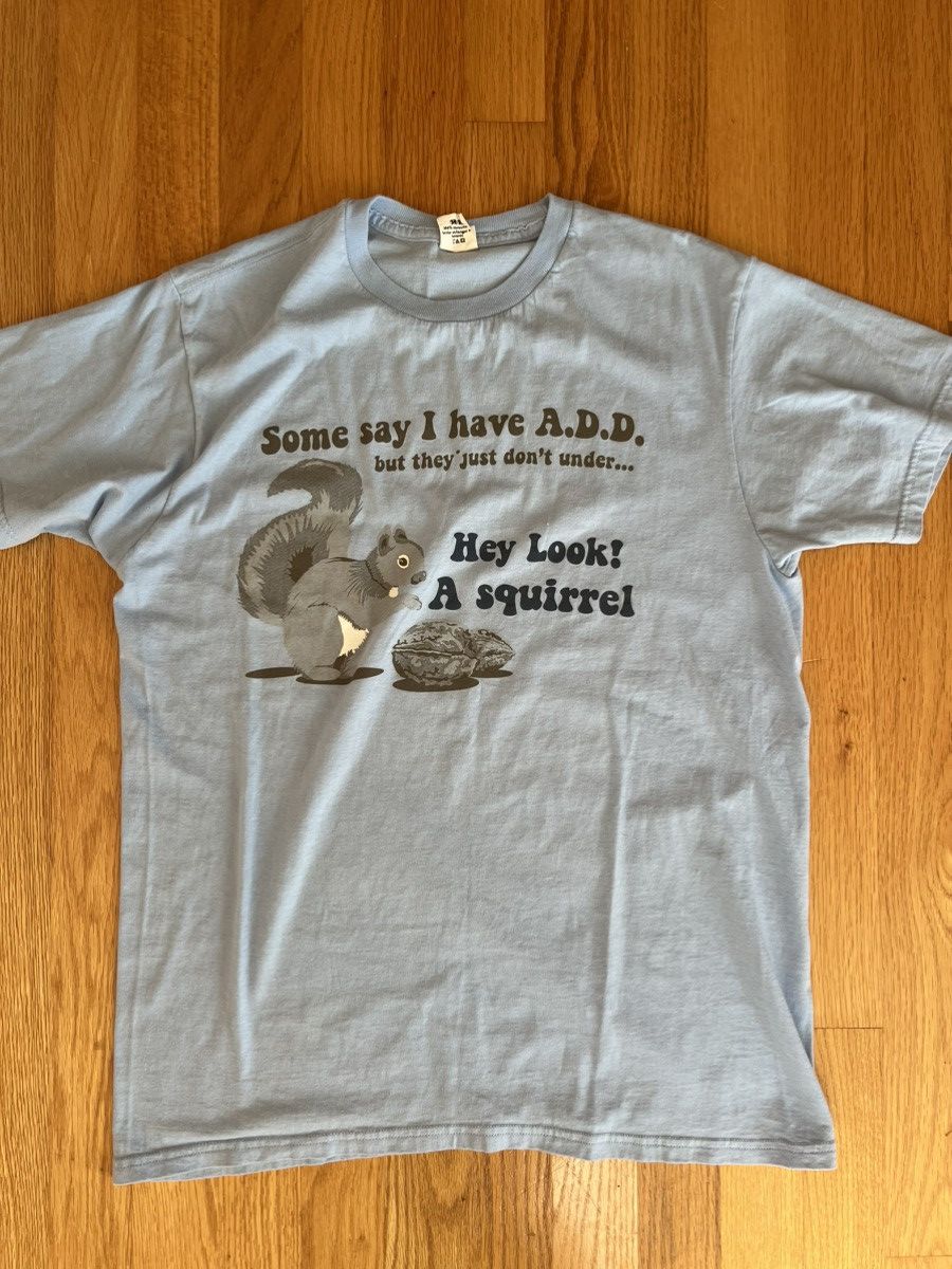 Vintage Vintage 2000s Joke Squirrel T-Shirt Size Medium Size US M / EU 48-50 / 2 - 1 Thumbnail