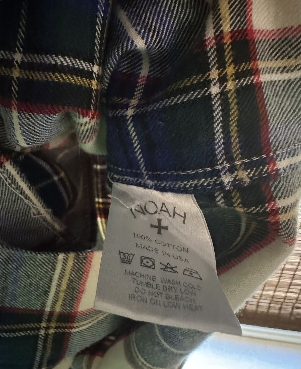 Noah Noah Short Sleeve Flannel - Blue, Medium Size US M / EU 48-50 / 2 - 6 Thumbnail