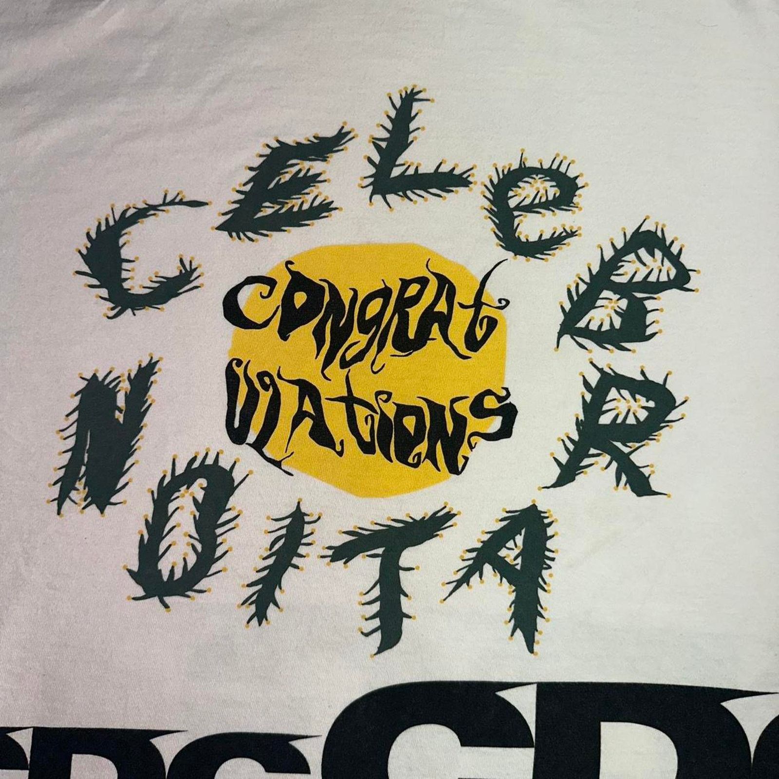 Cactus Plant Flea Market × Comme des Garcons × Dover Street Market CDG x CPFM x DSM "Celebration" T-Shirt, XL Boxy Fit Size US XL / EU 56 / 4 - 3 Thumbnail