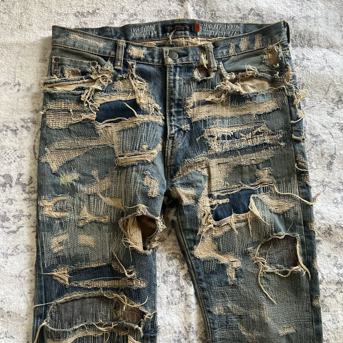 Undercover Undercover AW05 Arts&Crafts 85 Denim Jeans Size US 34 / EU 50 - 5 Thumbnail