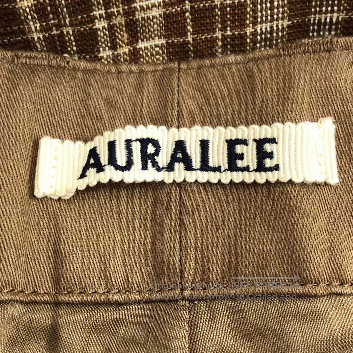 Auralee AURALEE Brown Linen Silk Plaid Pants. Size US 26 / EU 42 - 6 Thumbnail