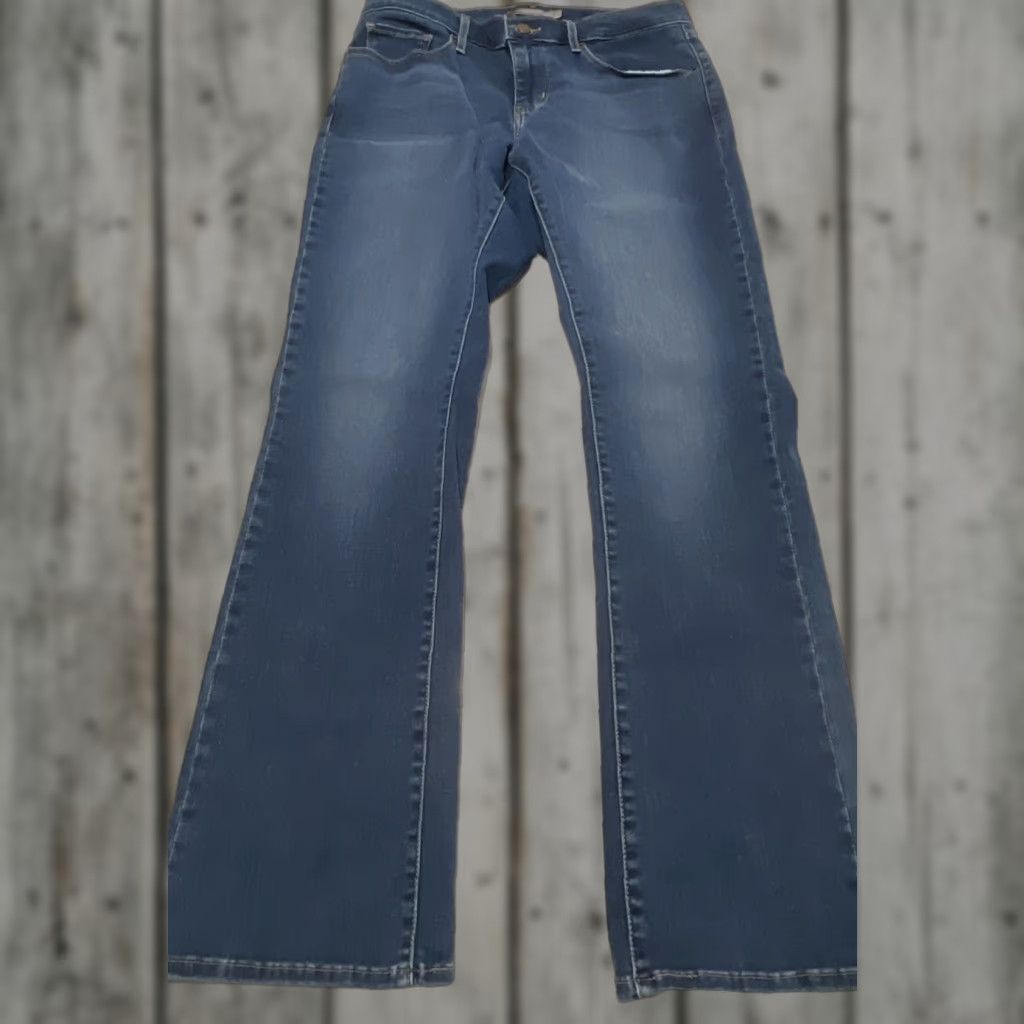 Levi's VINTAGE Levis Jeans Curvy Bootcut Womens 31 Stretch 32L Blue Faded Size 31" - 1 Thumbnail
