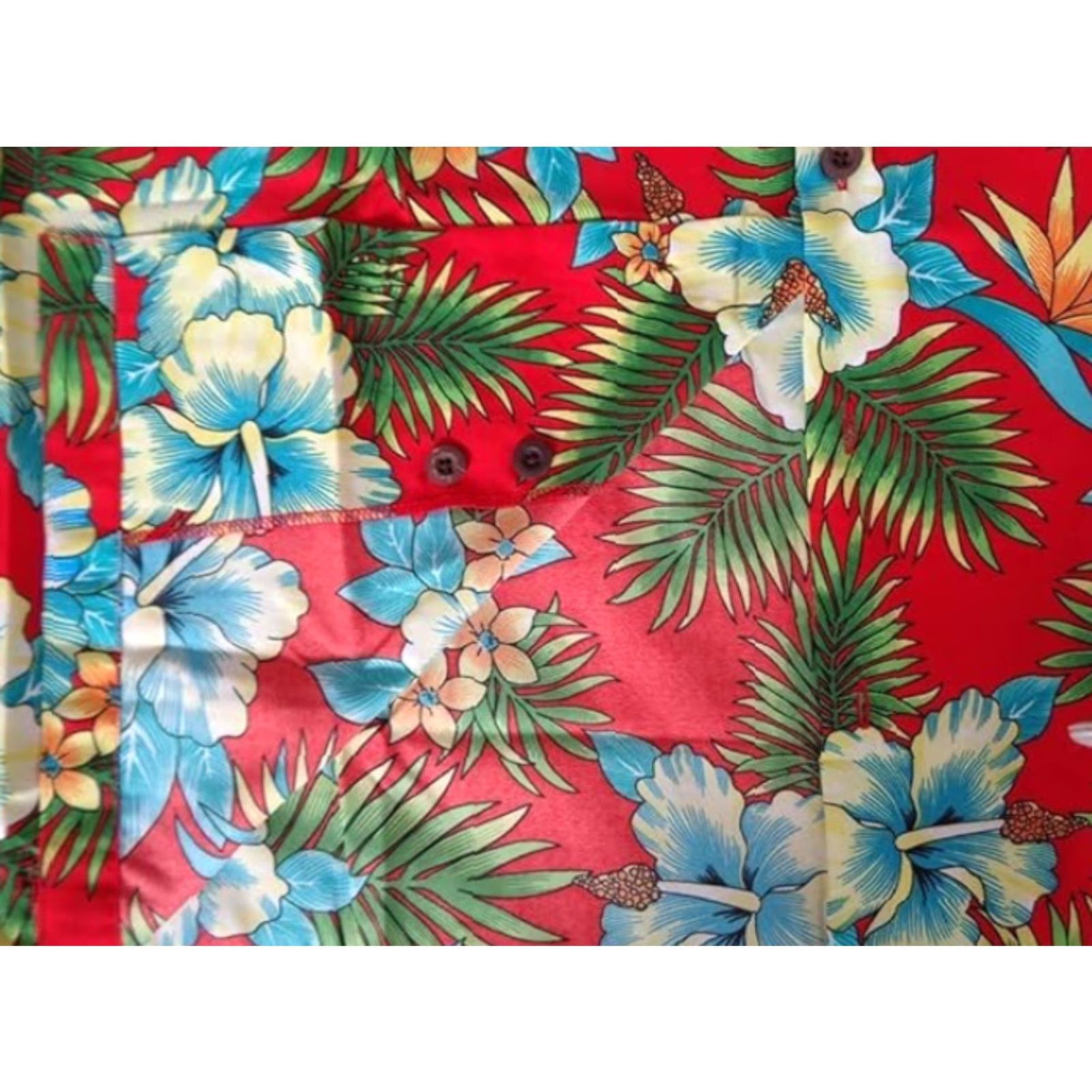 47 Hawaiian Shirt 47 Allover Flower Beach Aloha Casual Holiday Red L Mens Size US L / EU 52-54 / 3 - 4 Thumbnail