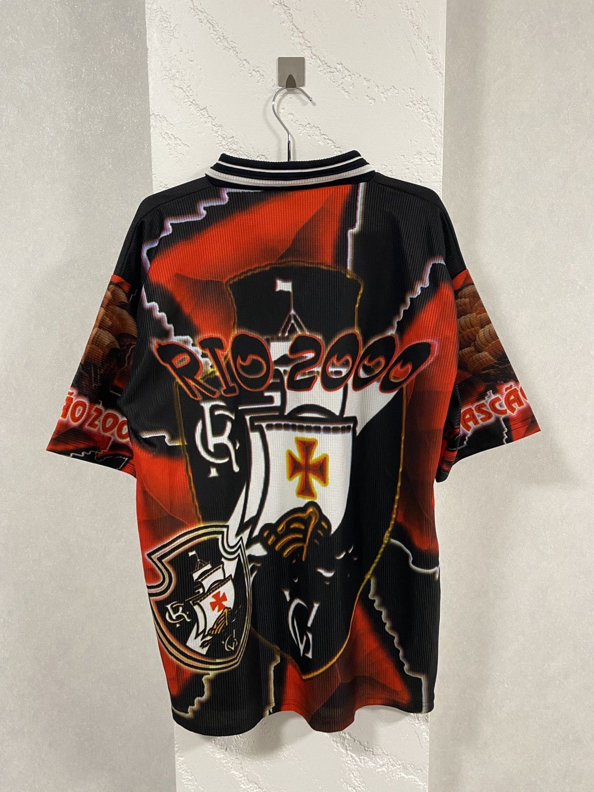 Other Vasco Da Gama Fan Version Ultras Soccer Jersey Rio 2000 Size US L / EU 52-54 / 3 - 7 Thumbnail