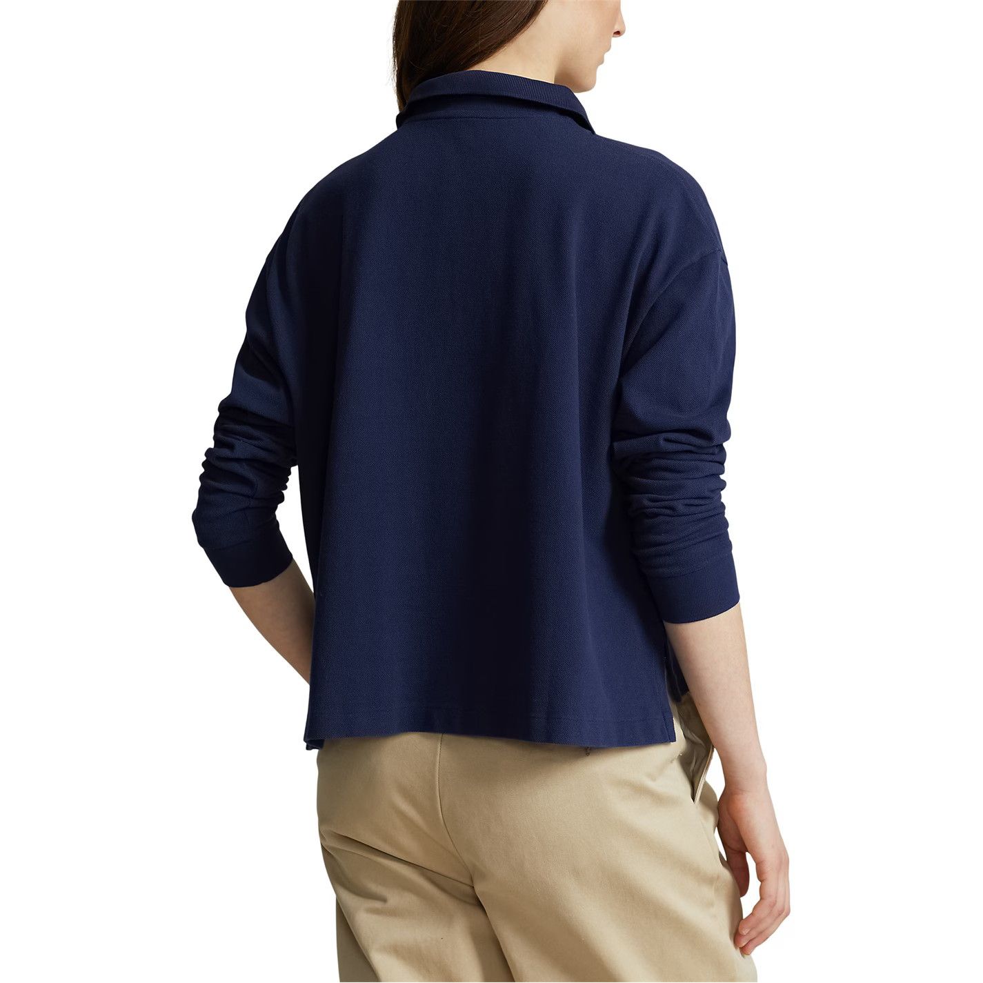Polo Ralph Lauren o1g2r1mq0925 Long Sleeve Polo Shirt in Navy Size XL / US 12-14 / IT 48-50 - 3 Thumbnail